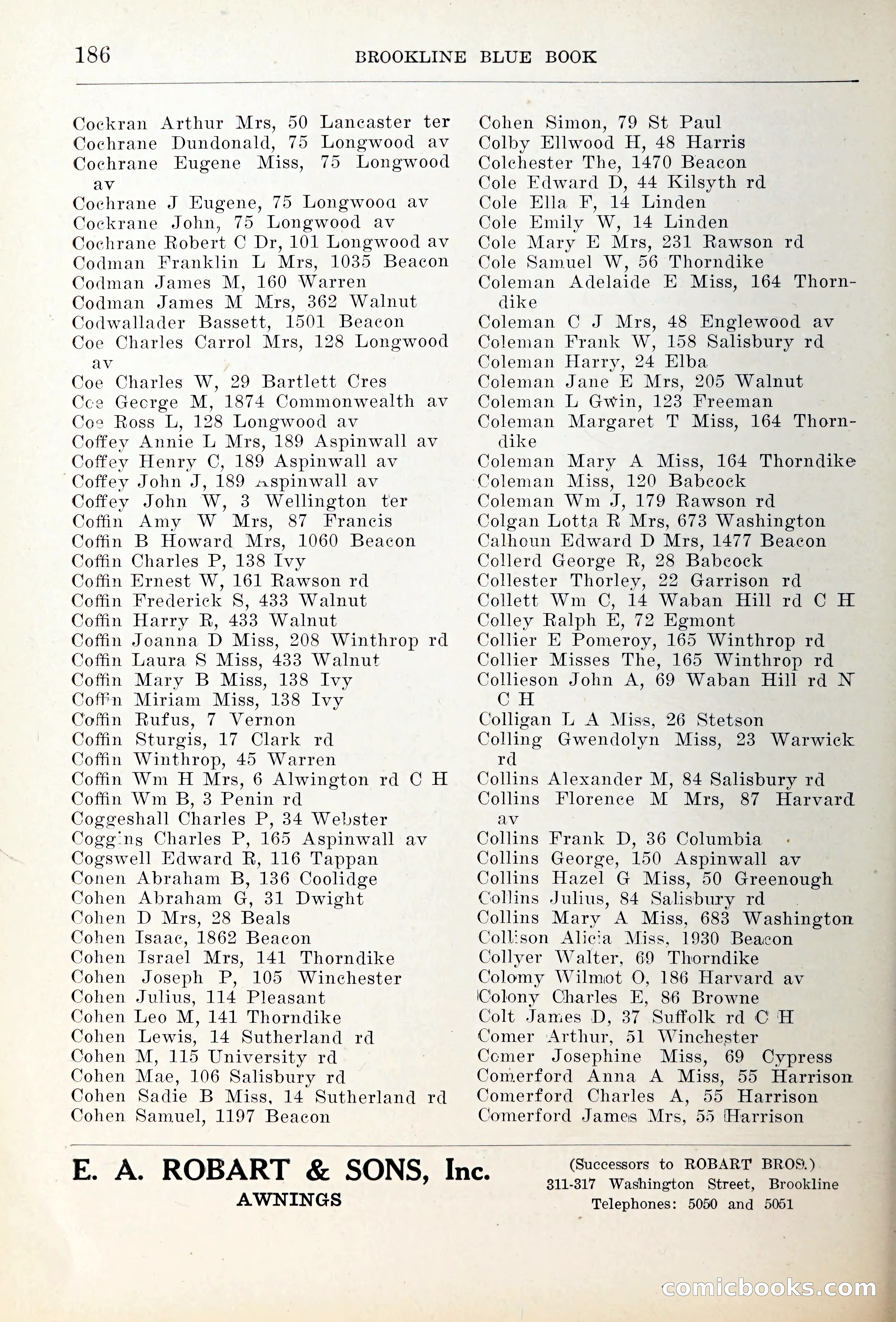 Blue Book of Brookline — page 221 of 354