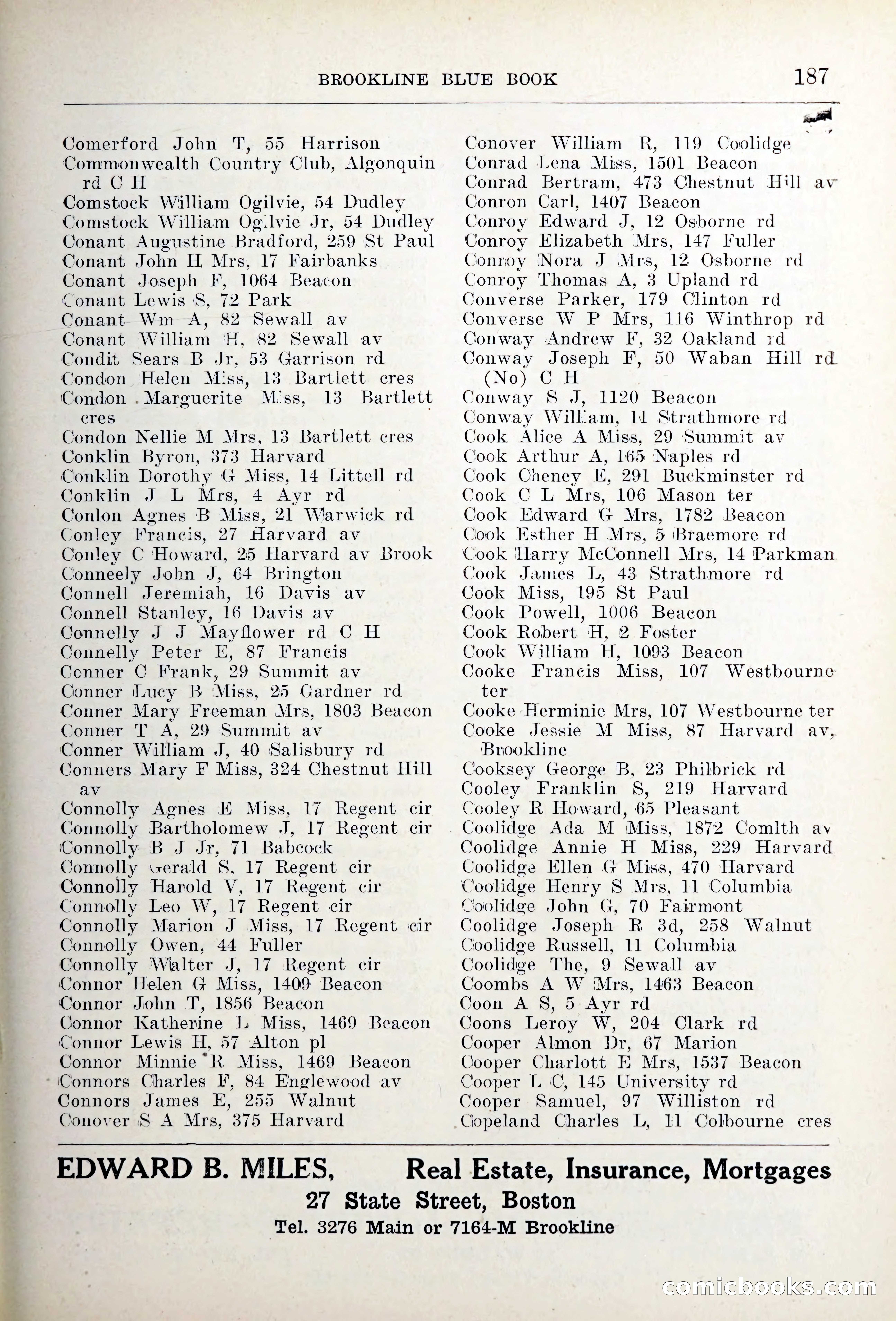 Blue Book of Brookline — page 222 of 354