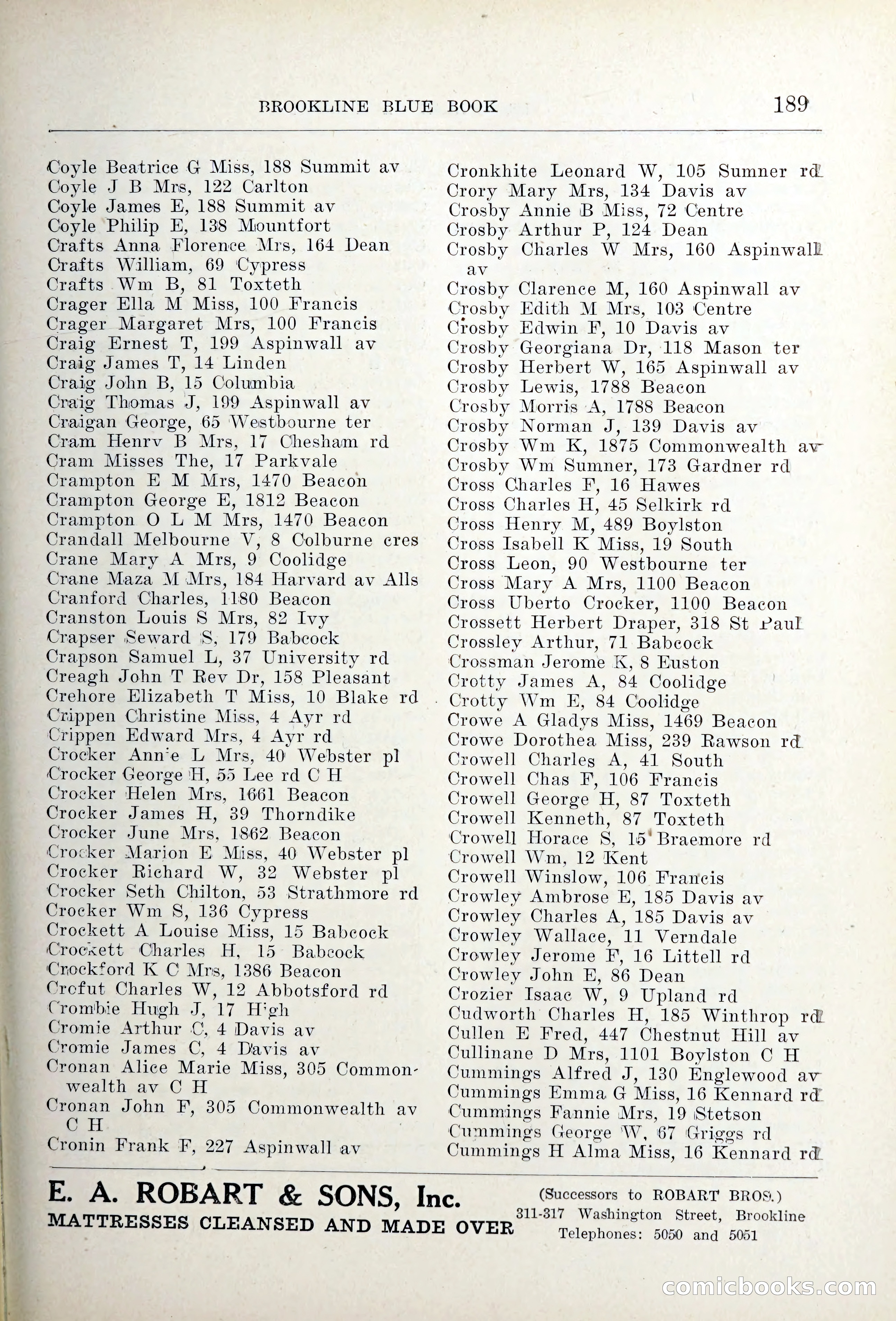 Blue Book of Brookline — page 224 of 354