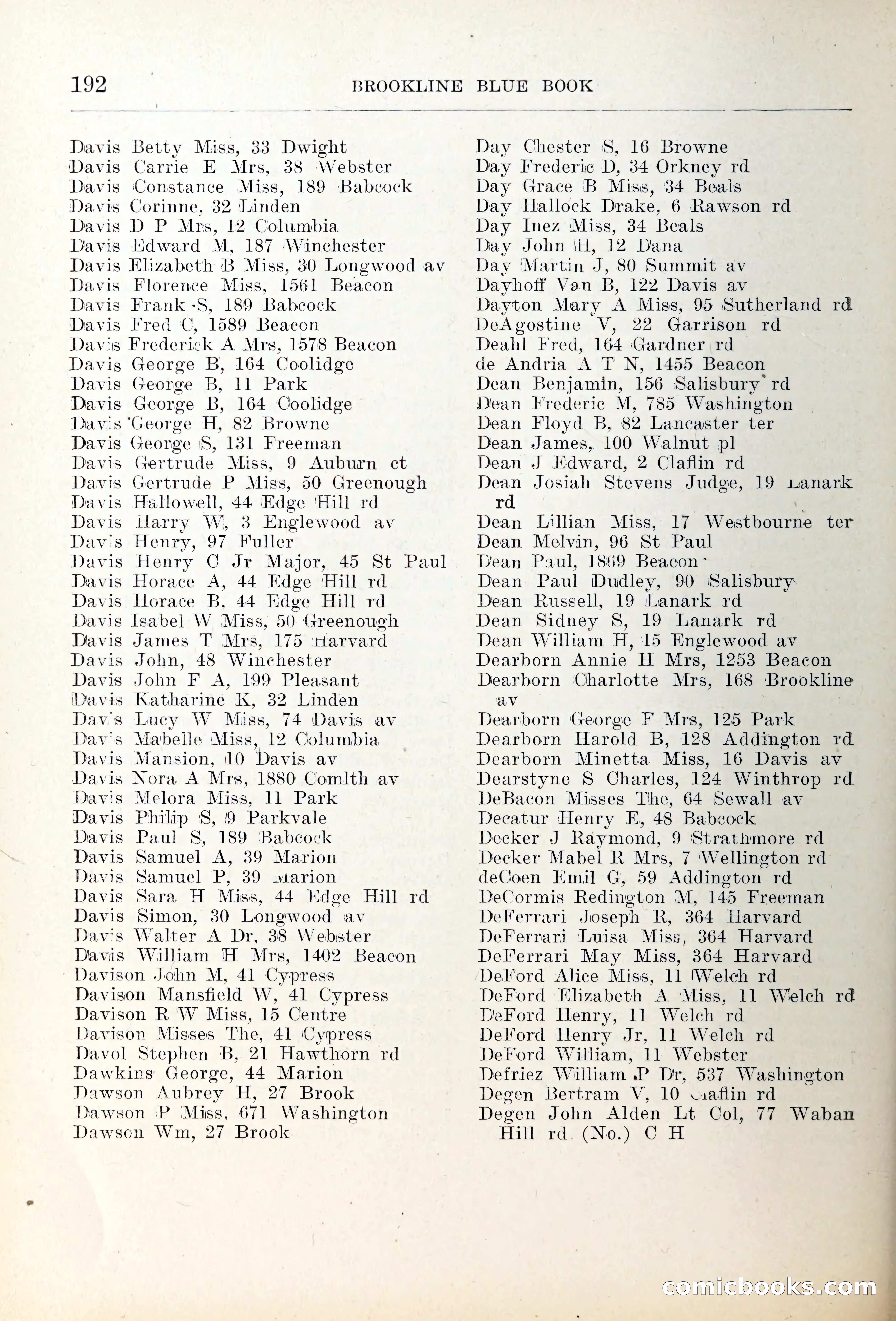 Blue Book of Brookline — page 227 of 354