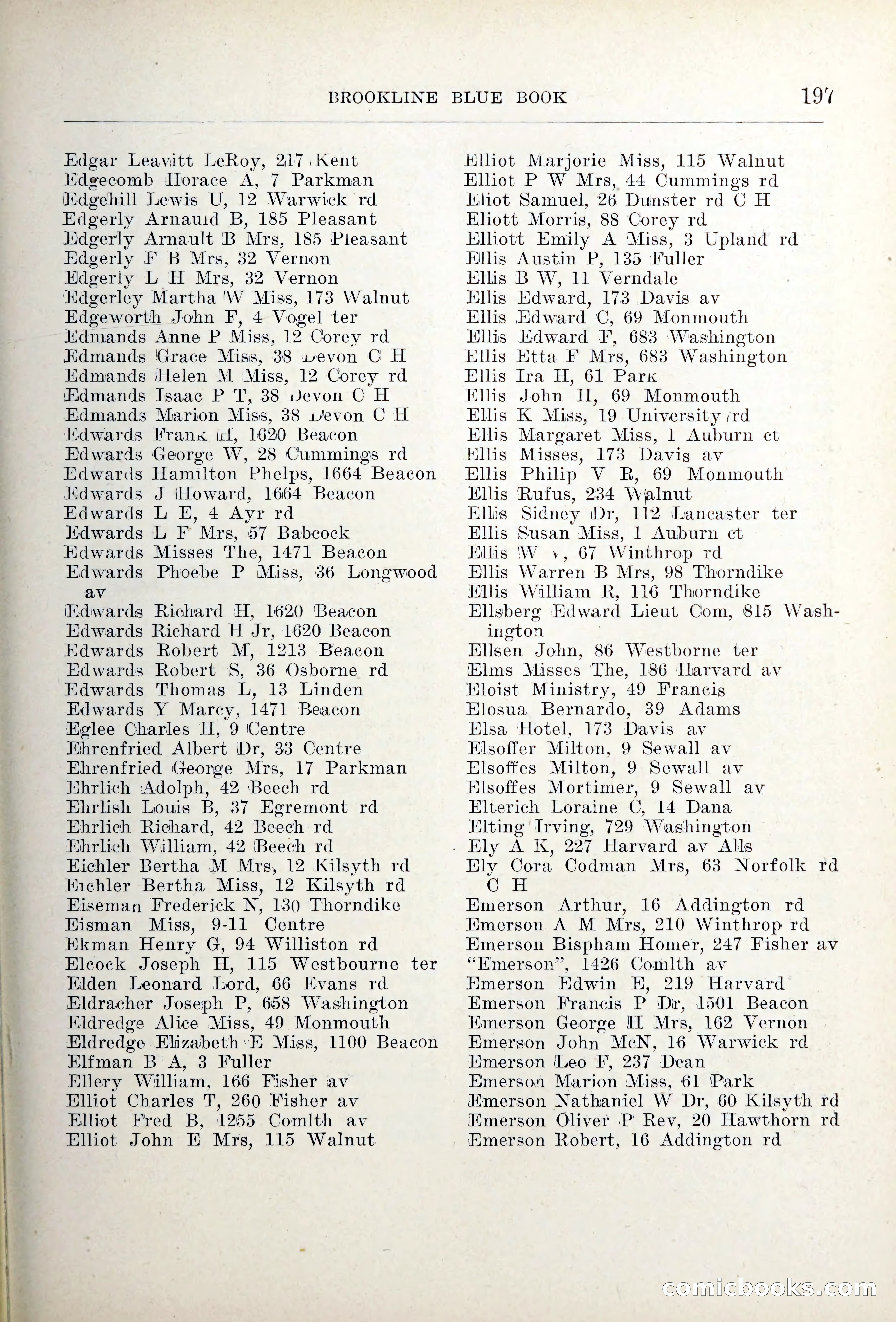 Blue Book of Brookline — page 232 of 354