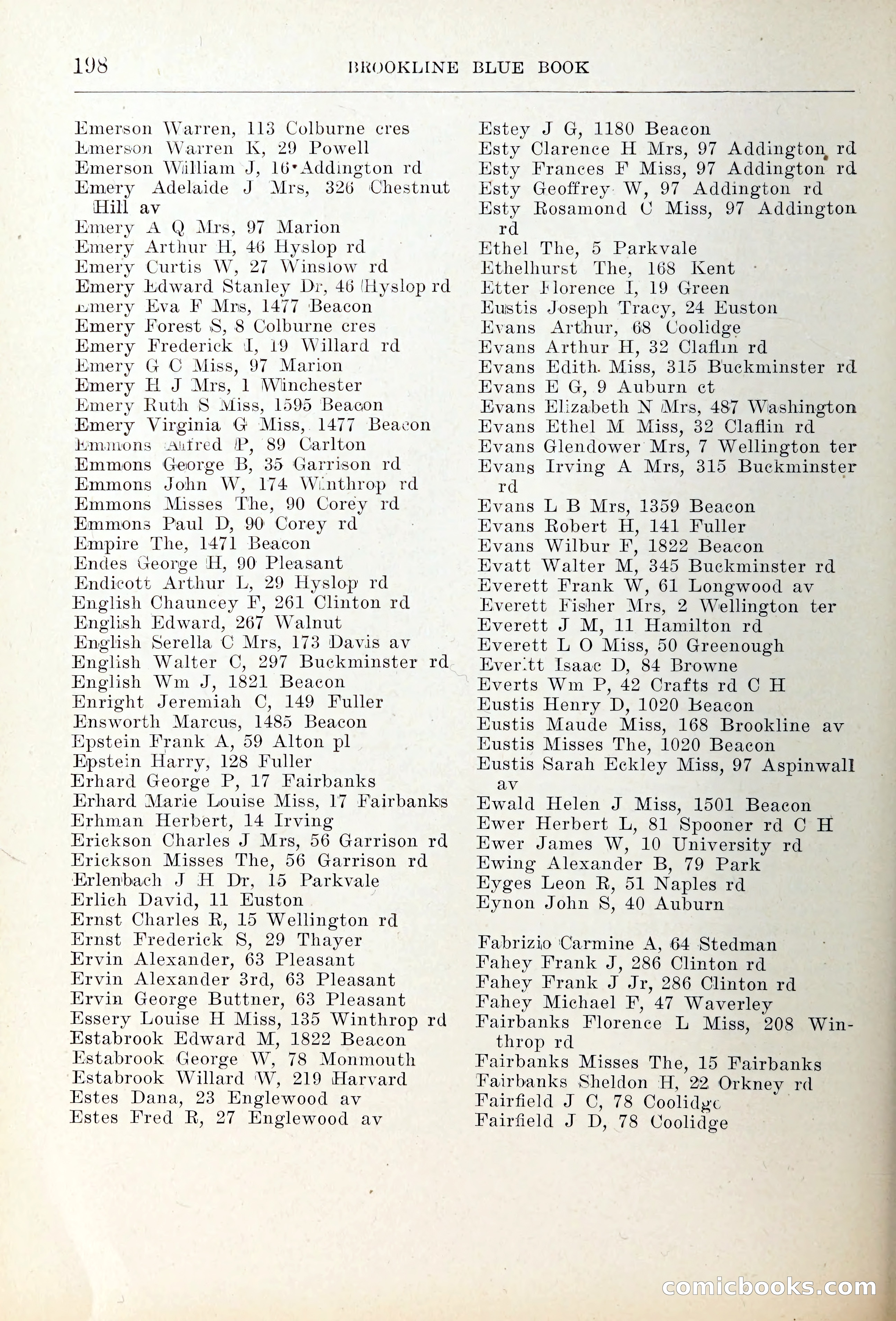 Blue Book of Brookline — page 233 of 354