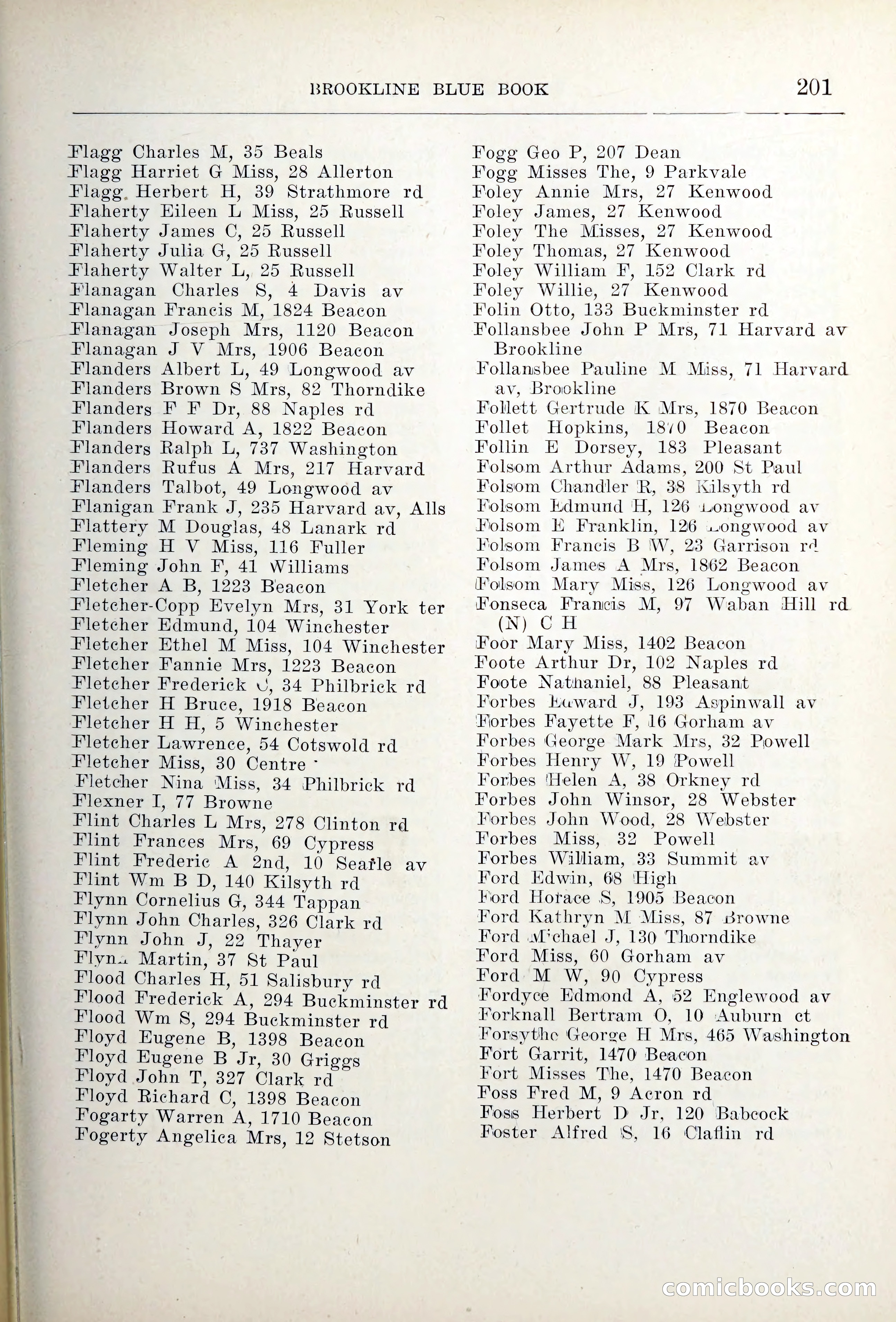 Blue Book of Brookline — page 236 of 354