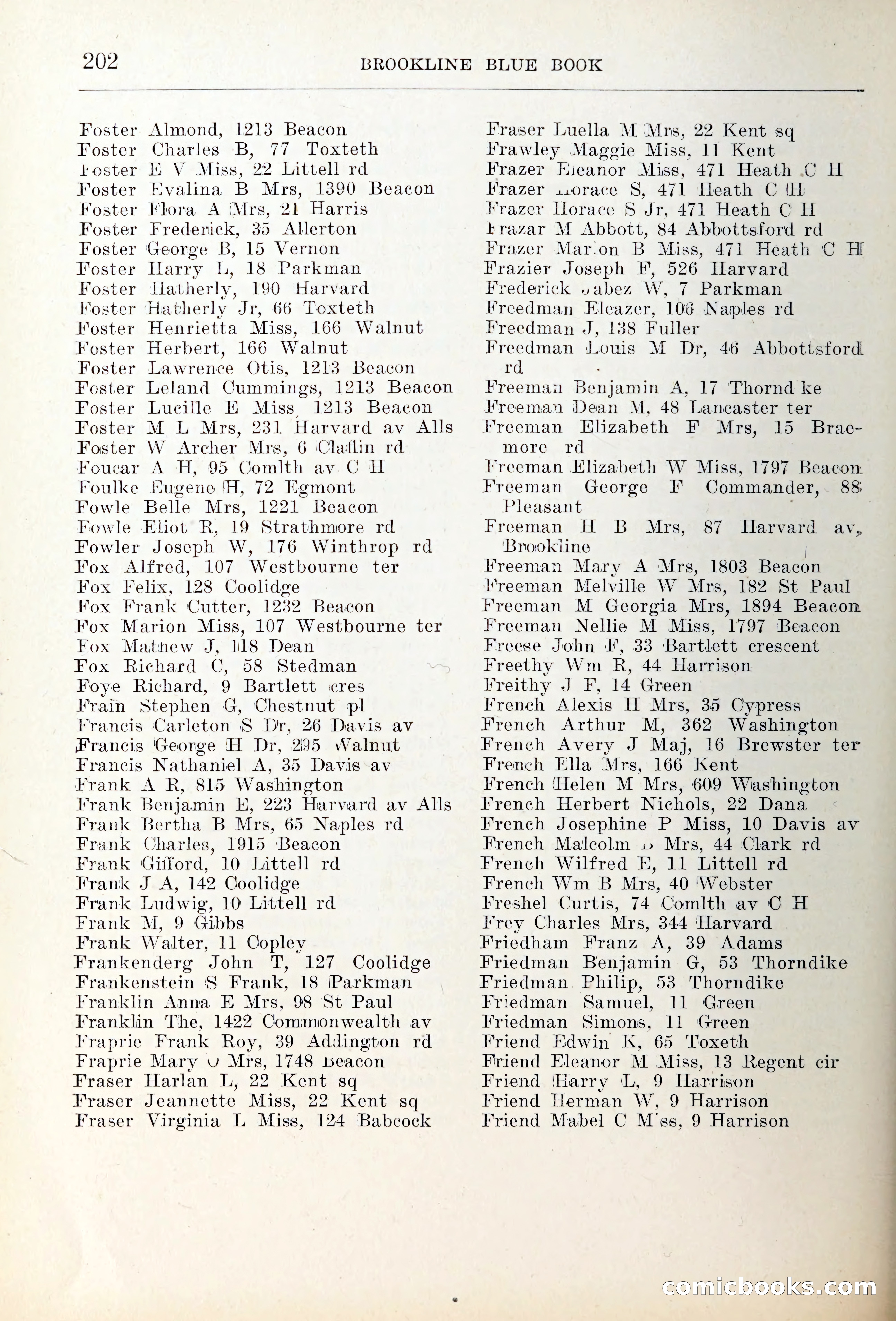 Blue Book of Brookline — page 237 of 354