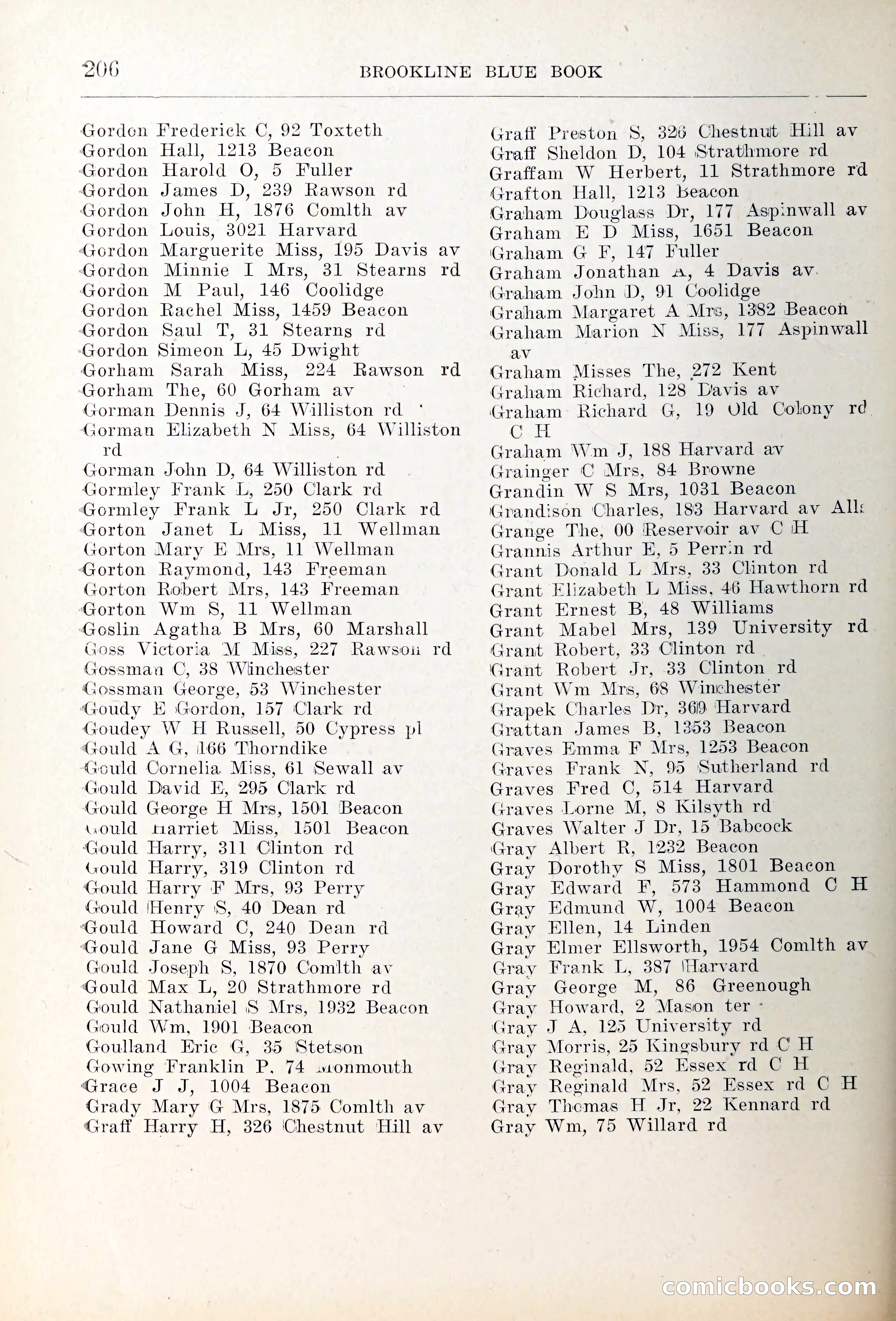Blue Book of Brookline — page 241 of 354