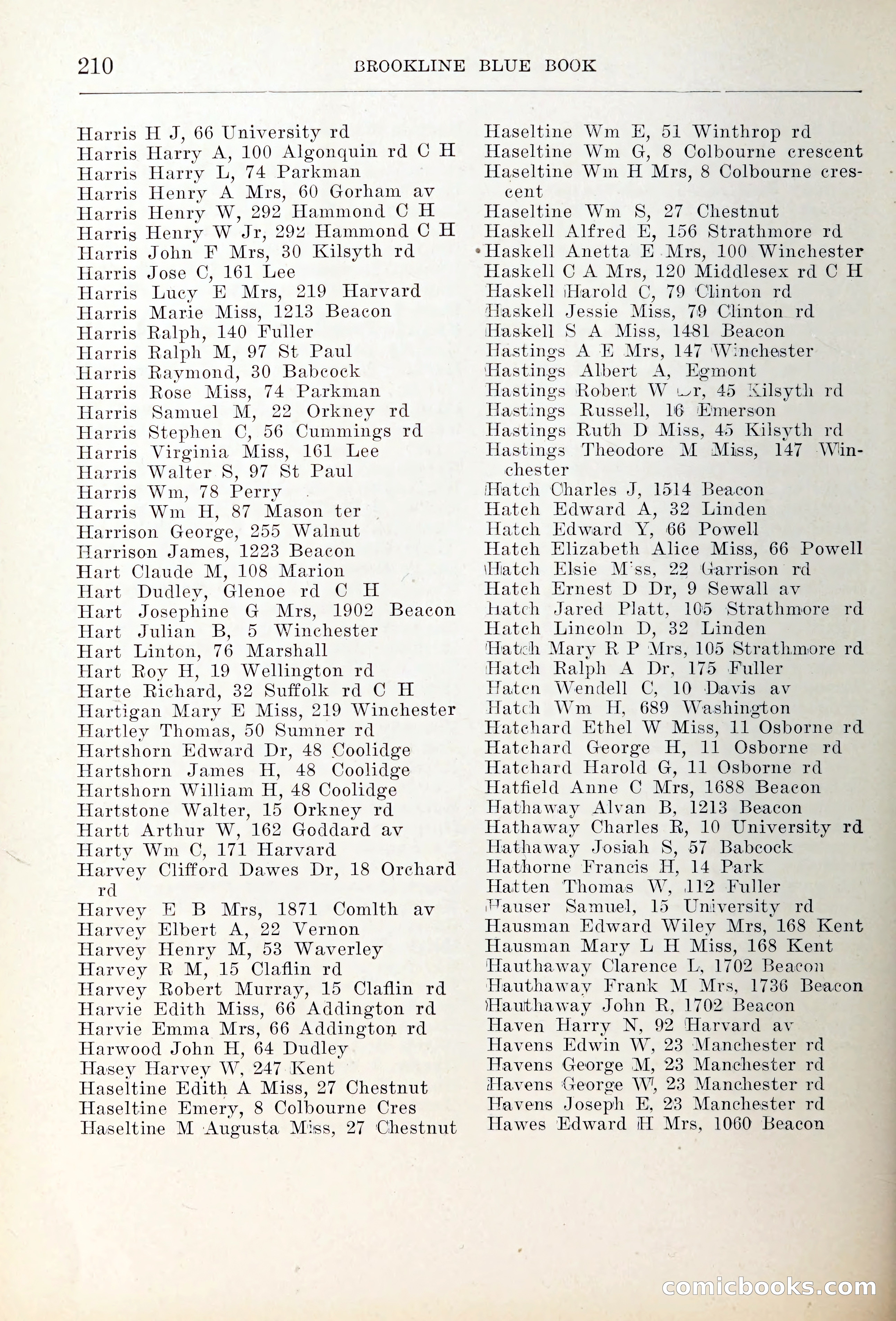 Blue Book of Brookline — page 245 of 354
