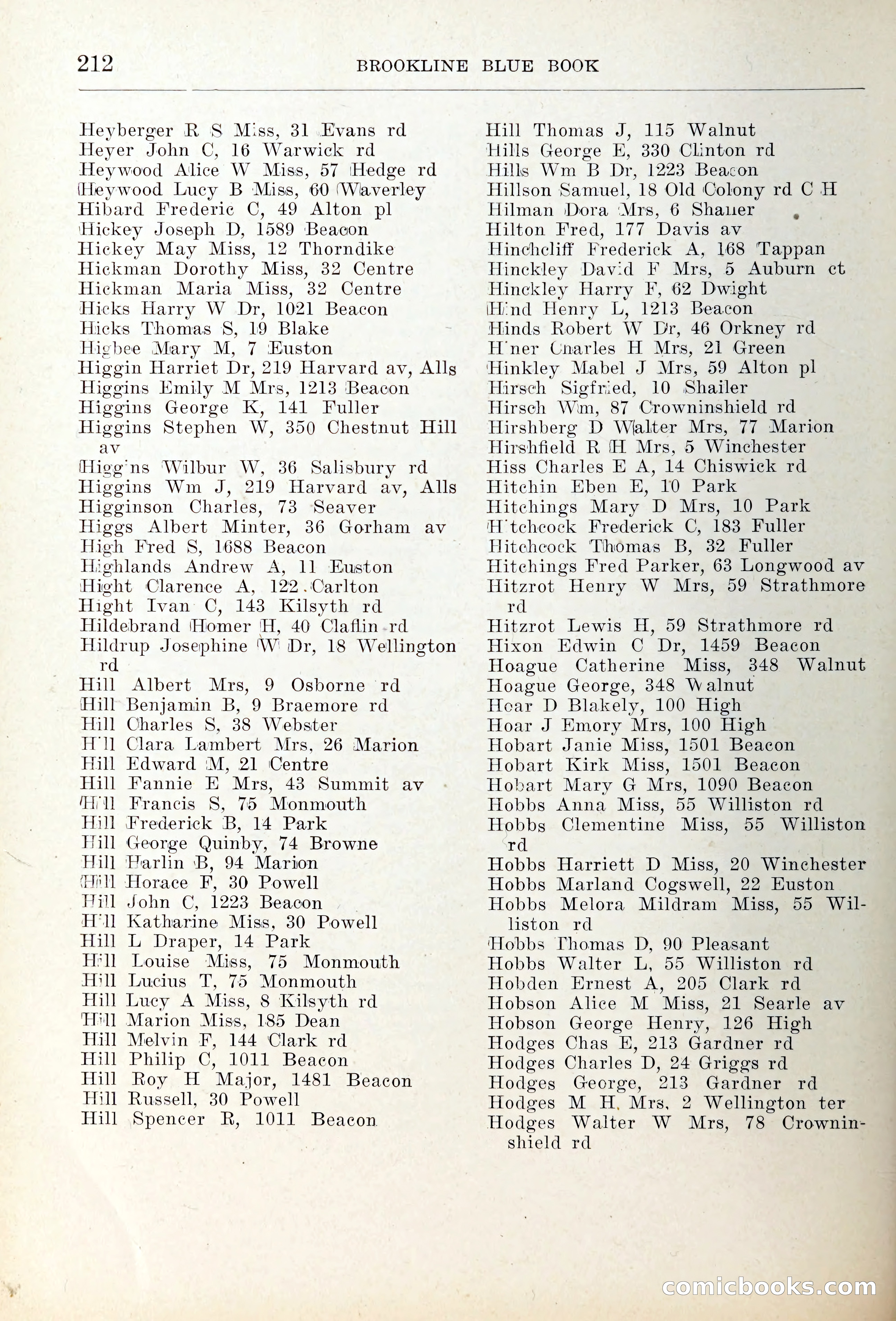 Blue Book of Brookline — page 247 of 354