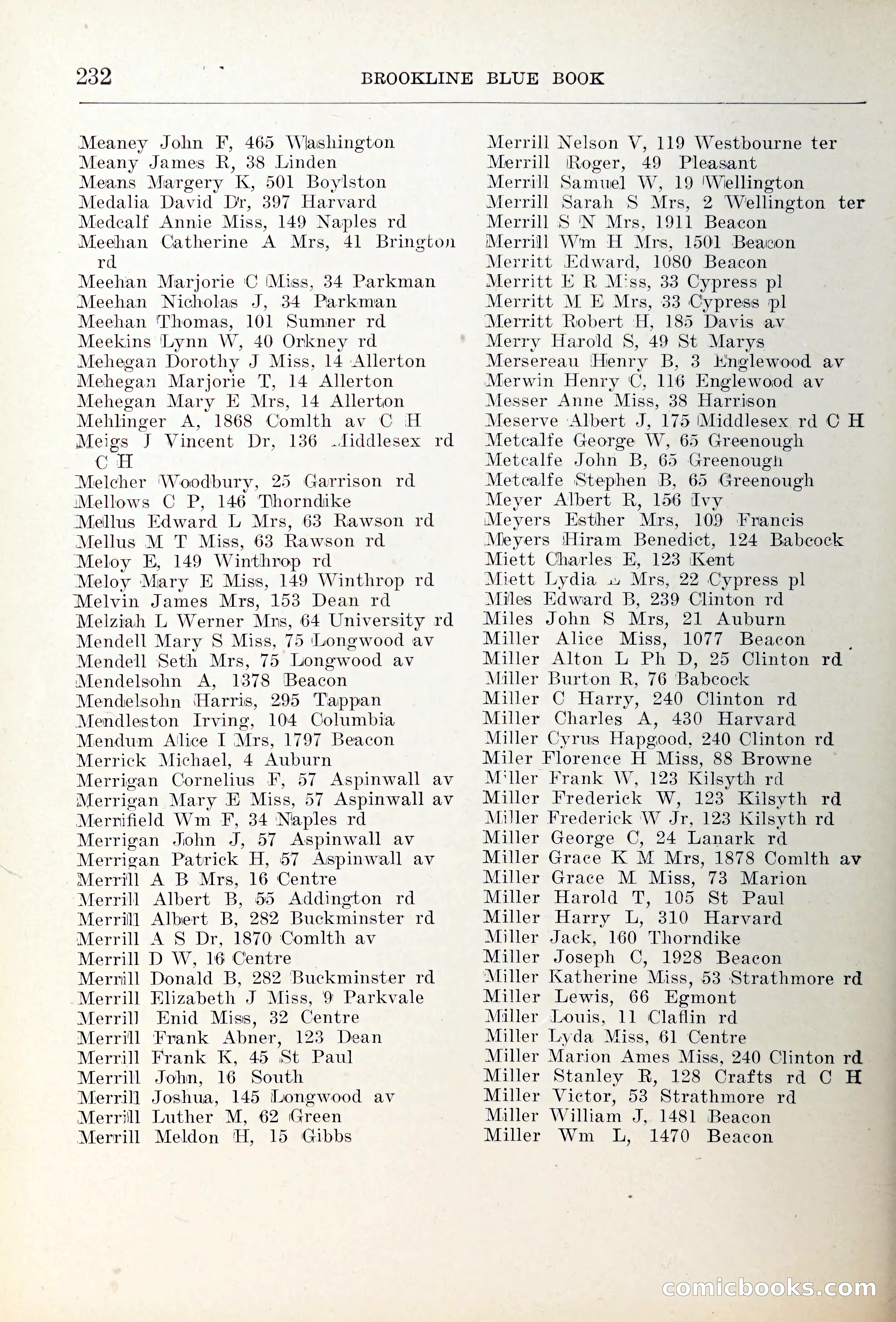 Blue Book of Brookline — page 267 of 354