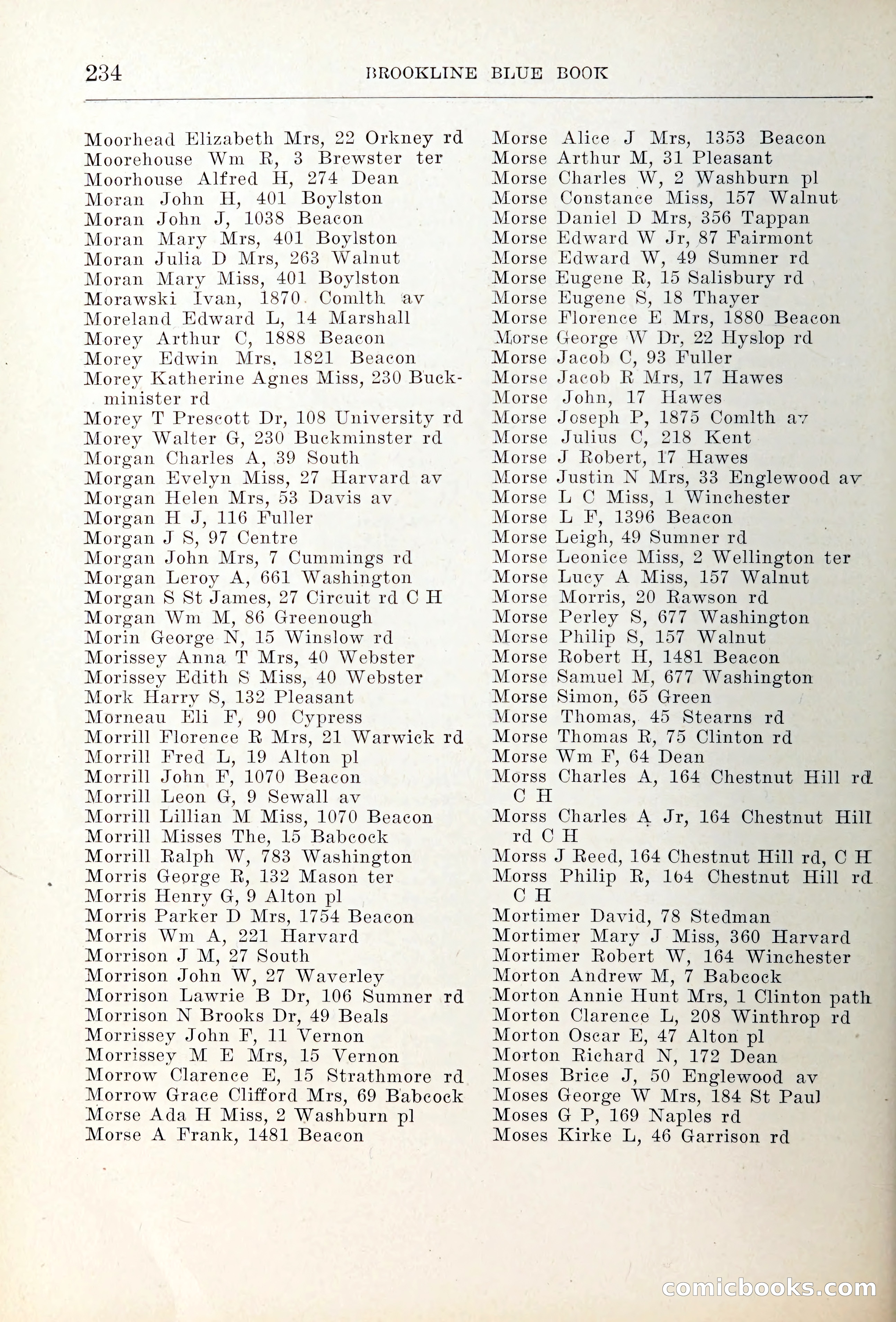 Blue Book of Brookline — page 269 of 354