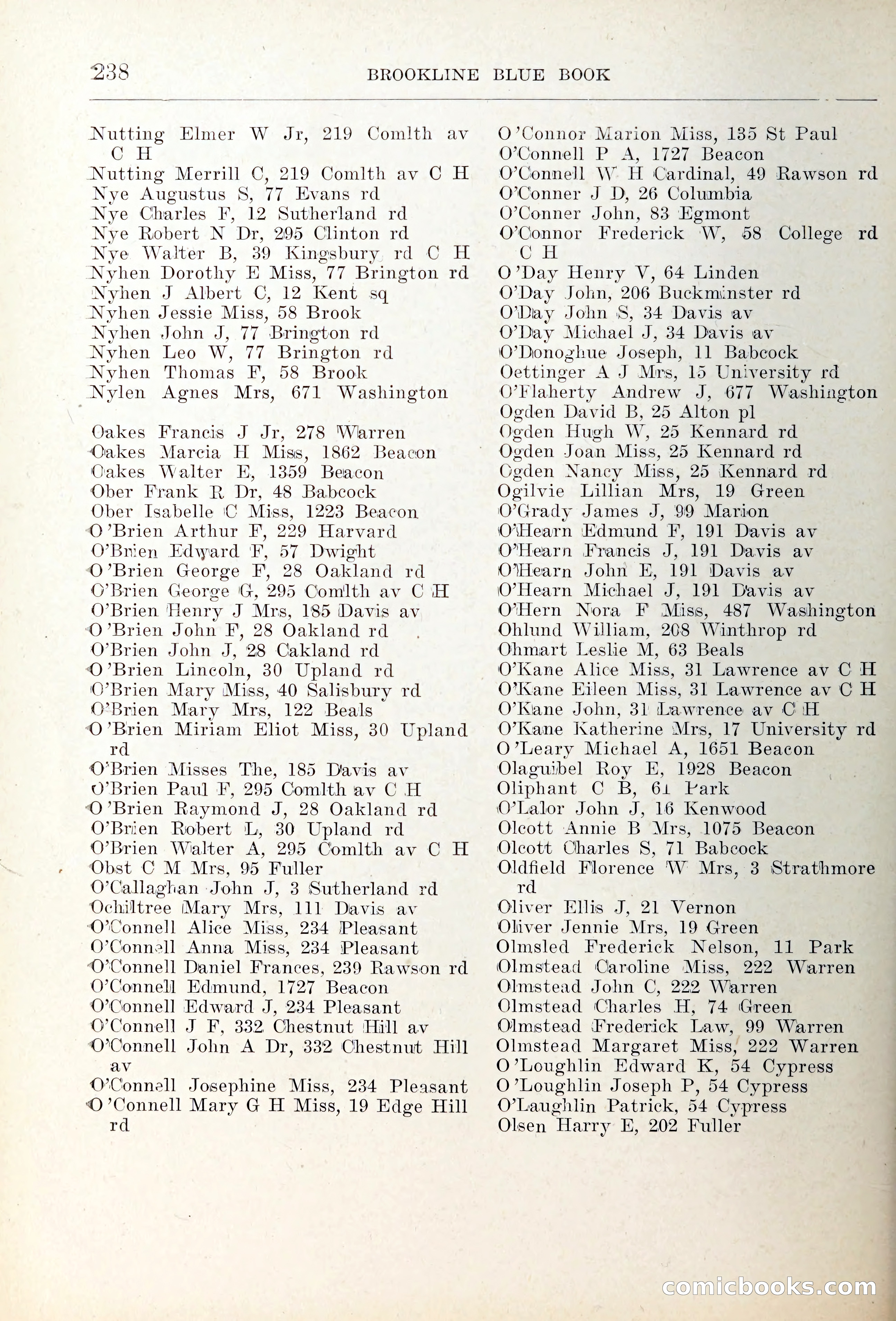 Blue Book of Brookline — page 273 of 354