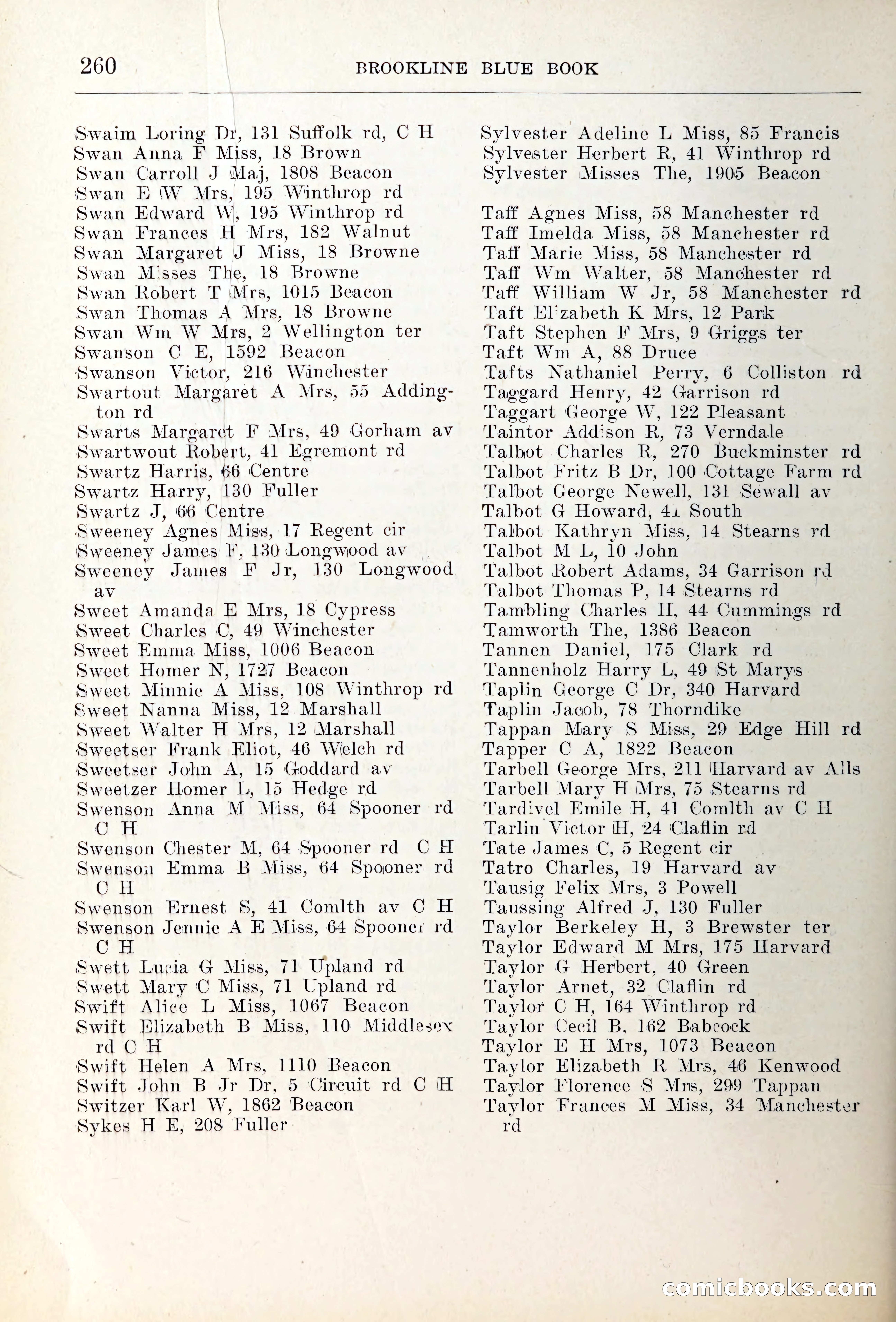 Blue Book of Brookline — page 295 of 354