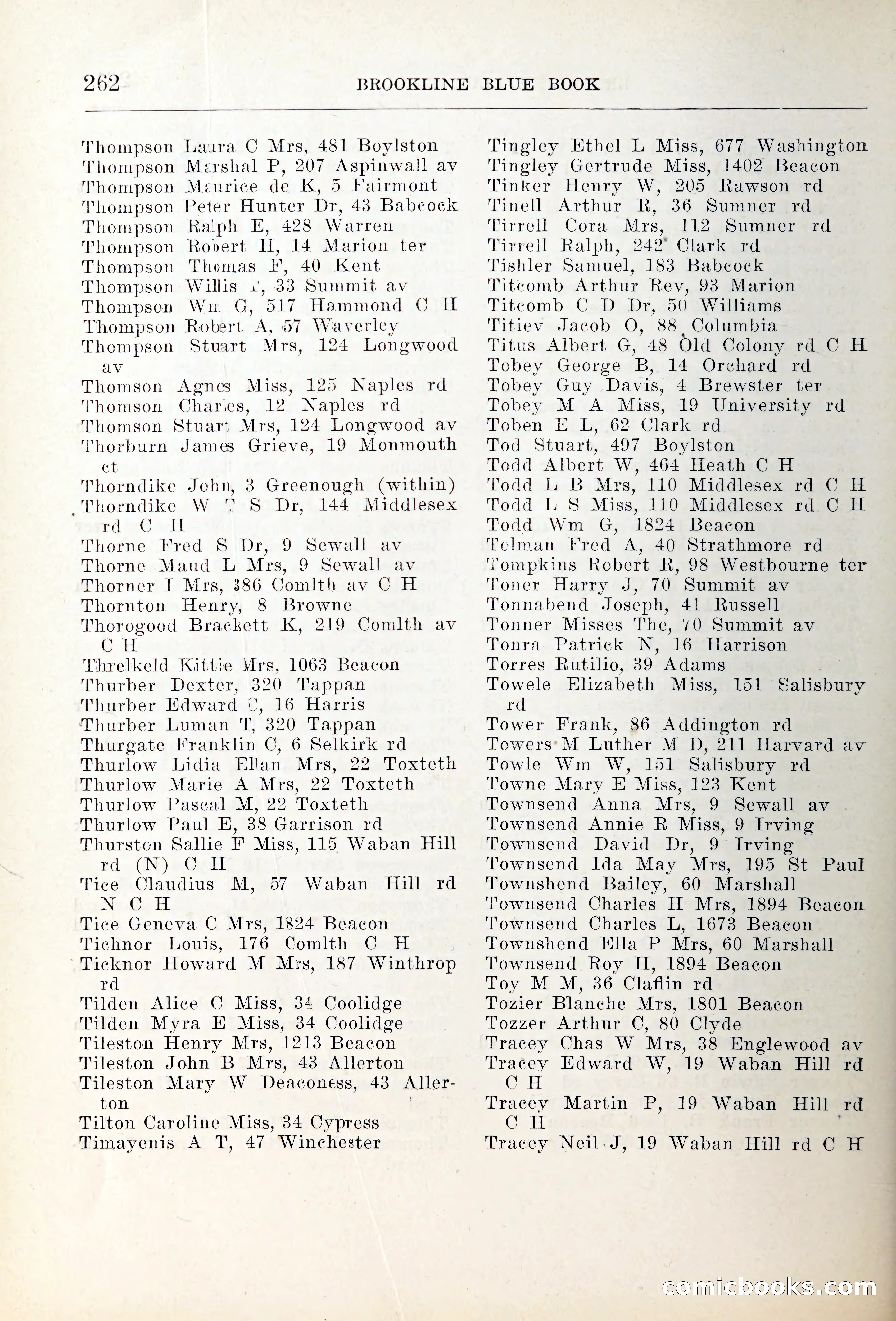 Blue Book of Brookline — page 297 of 354