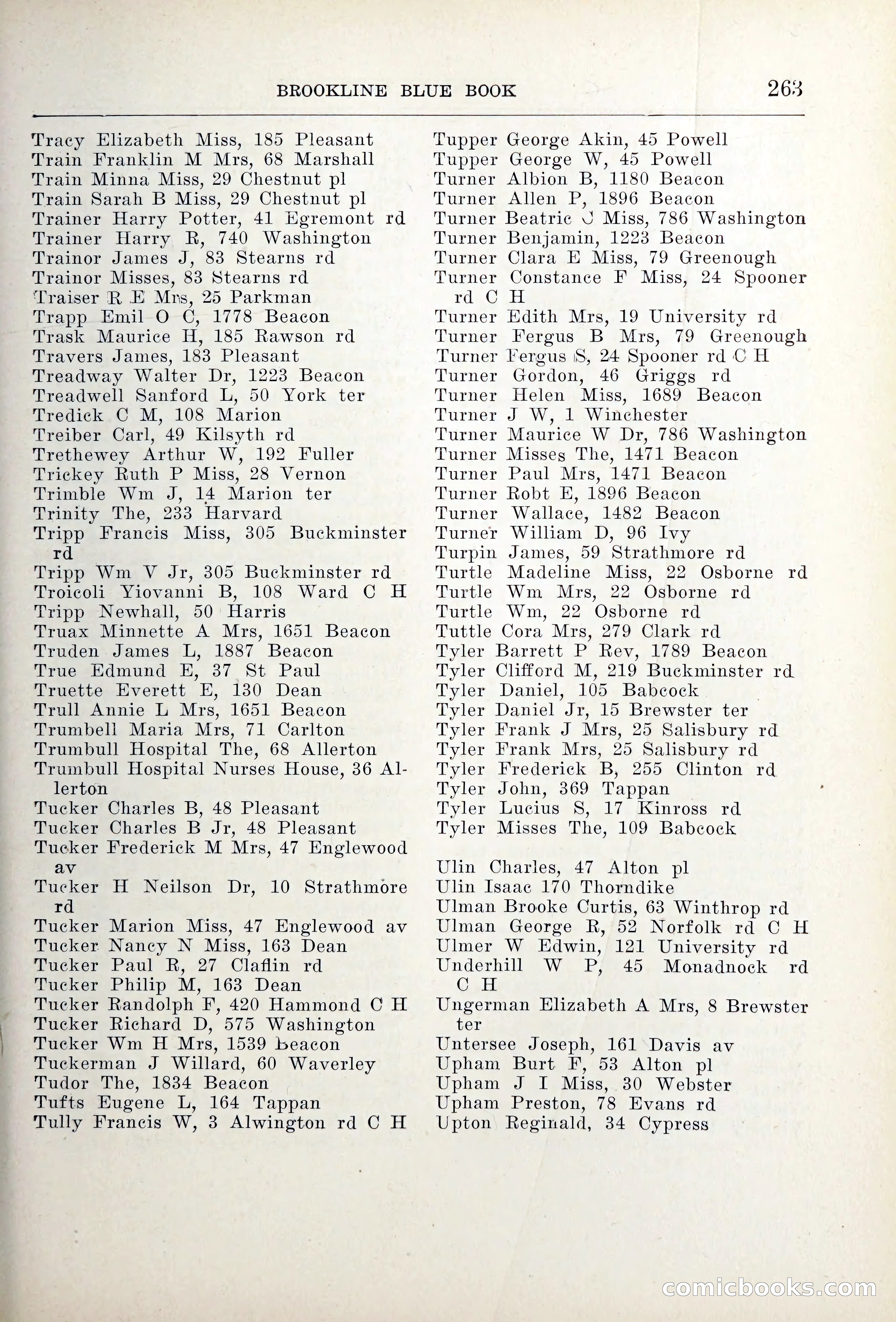 Blue Book of Brookline — page 298 of 354