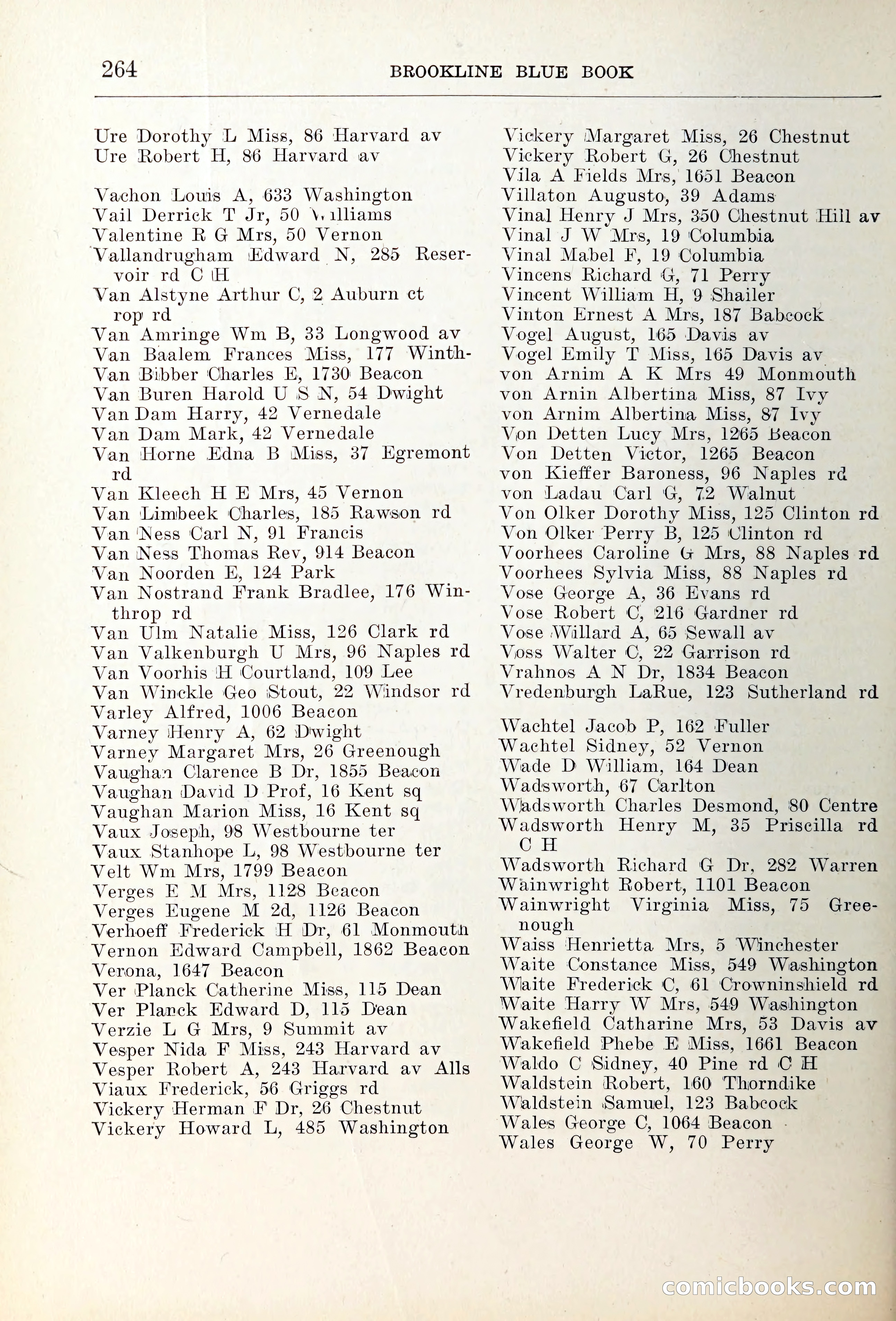 Blue Book of Brookline — page 299 of 354