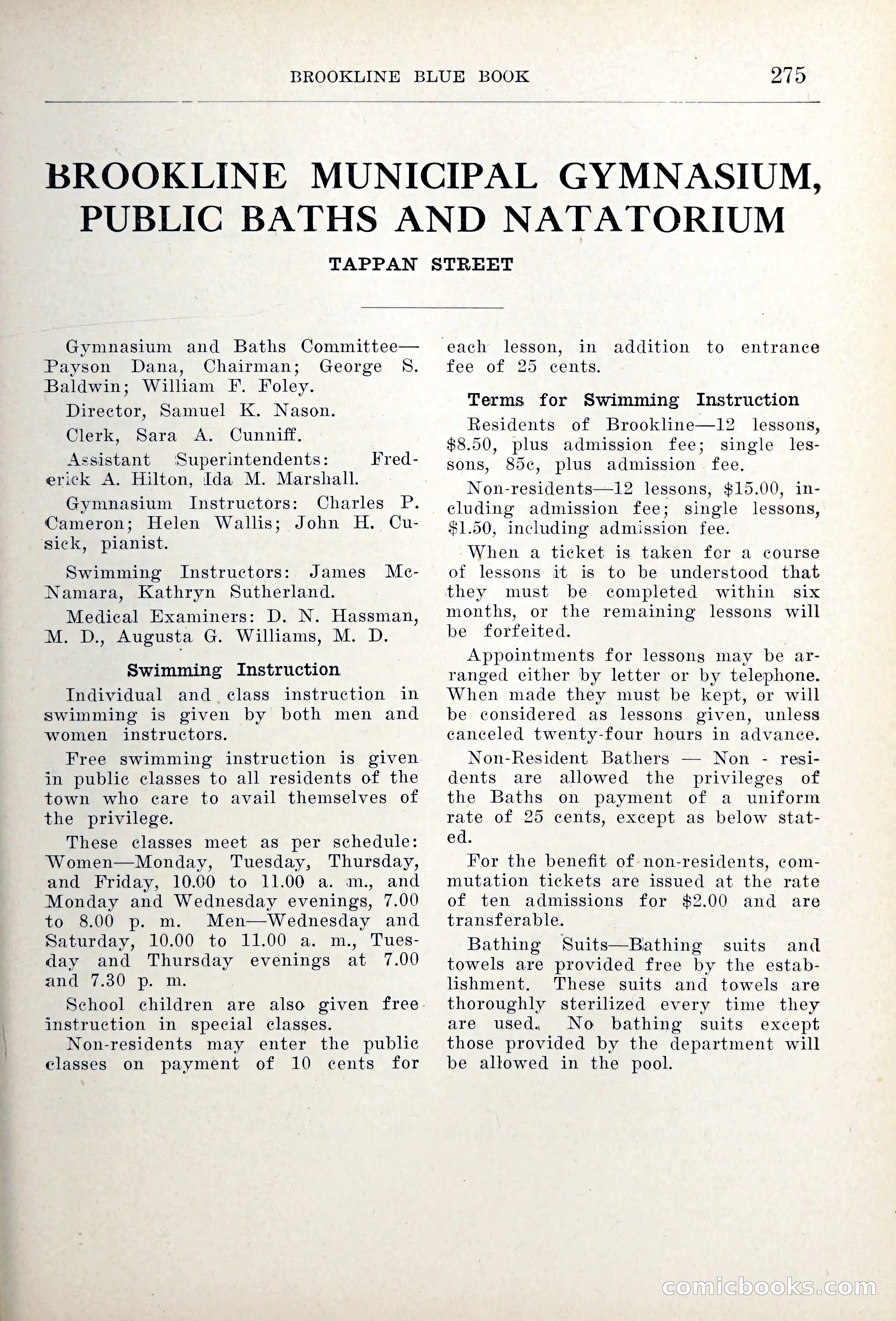 Blue Book of Brookline — page 310 of 354