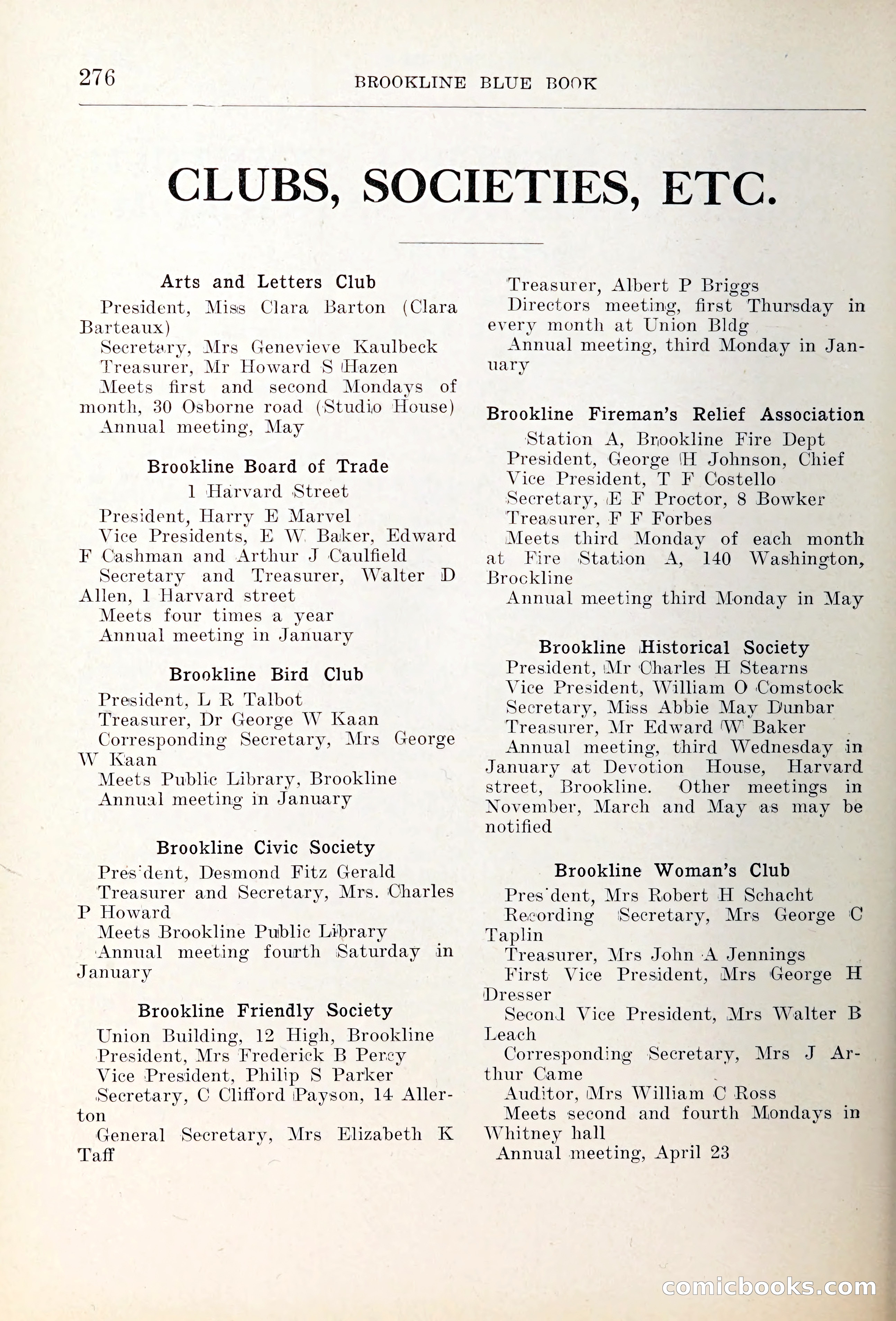 Blue Book of Brookline — page 311 of 354