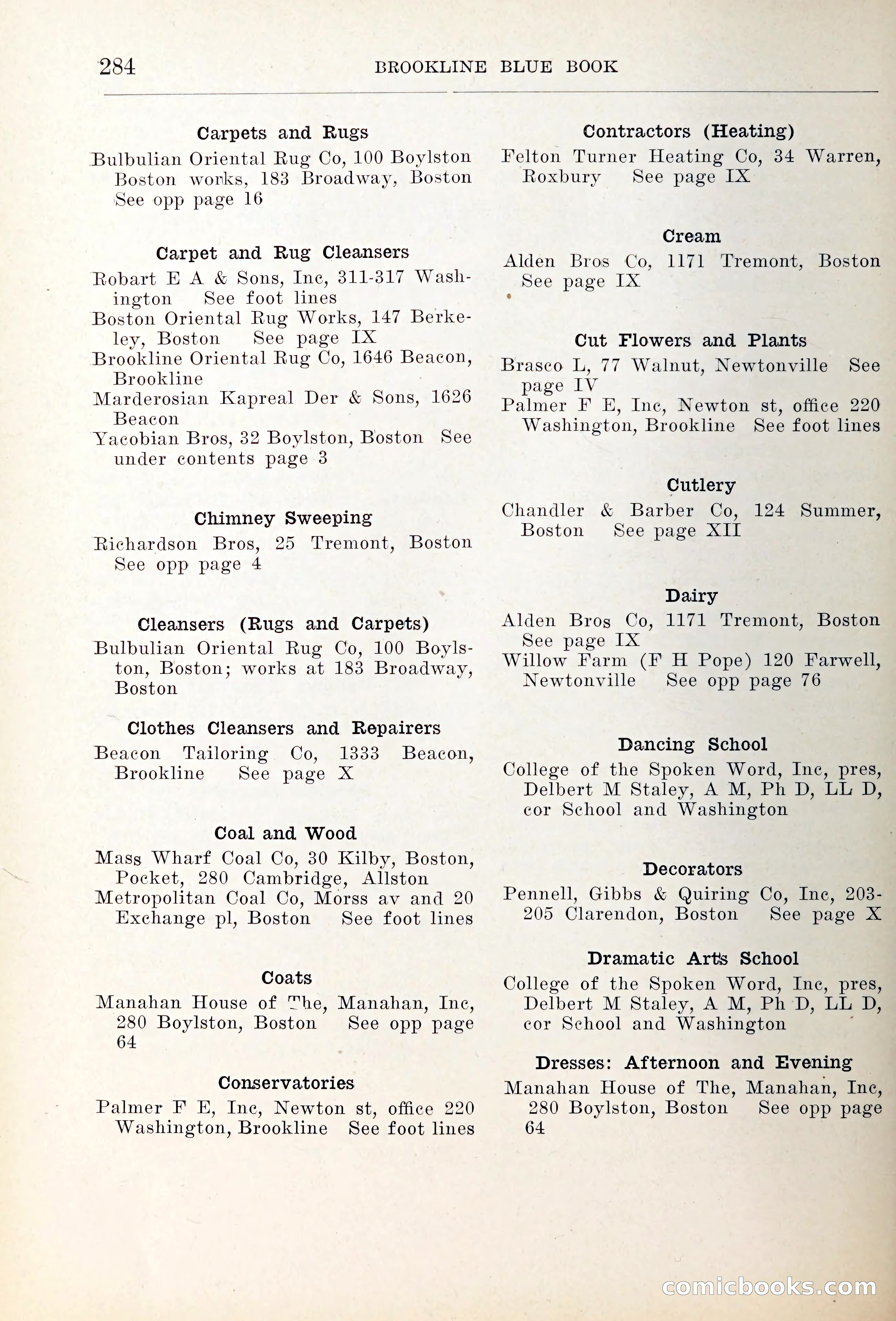 Blue Book of Brookline — page 319 of 354