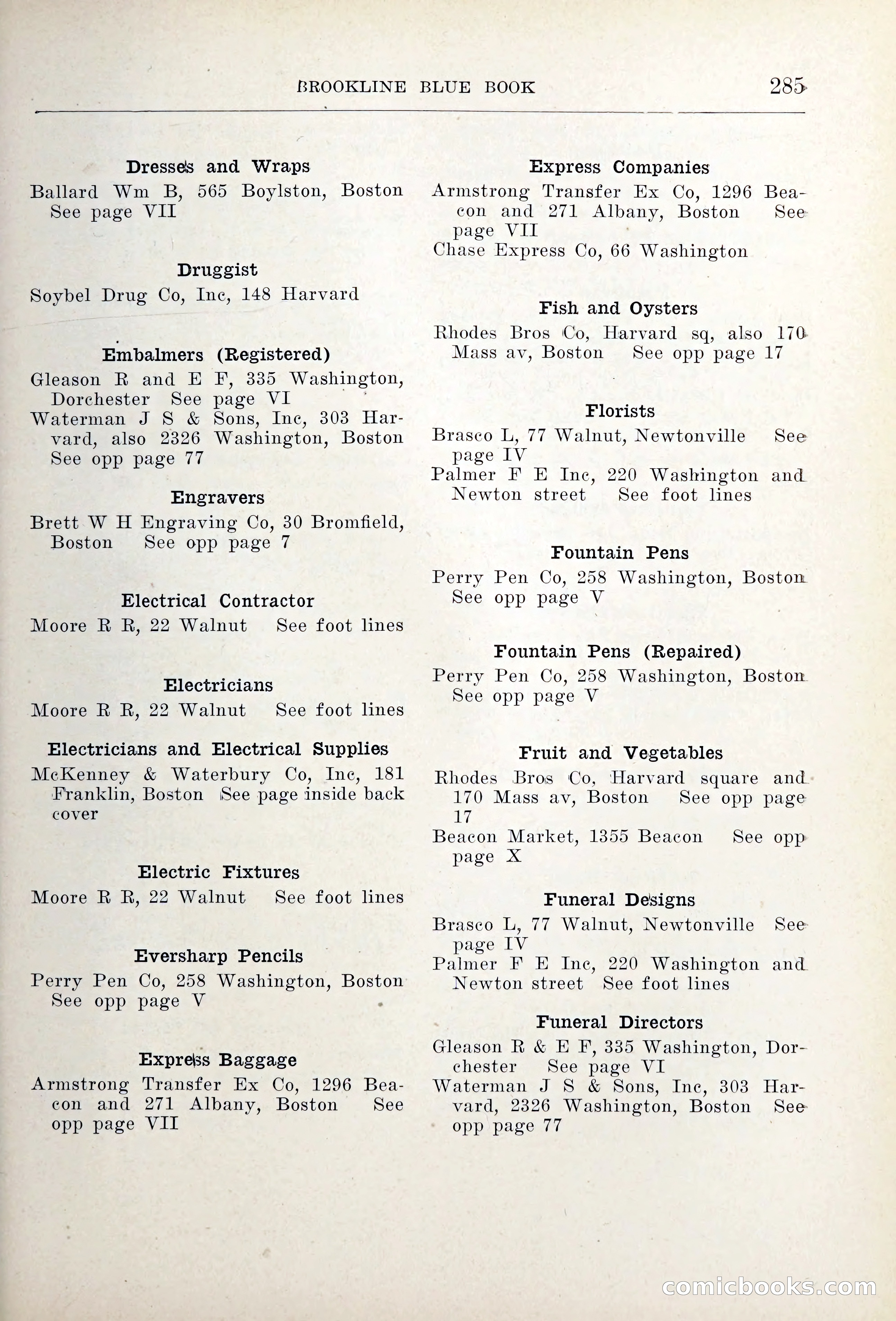 Blue Book of Brookline — page 320 of 354