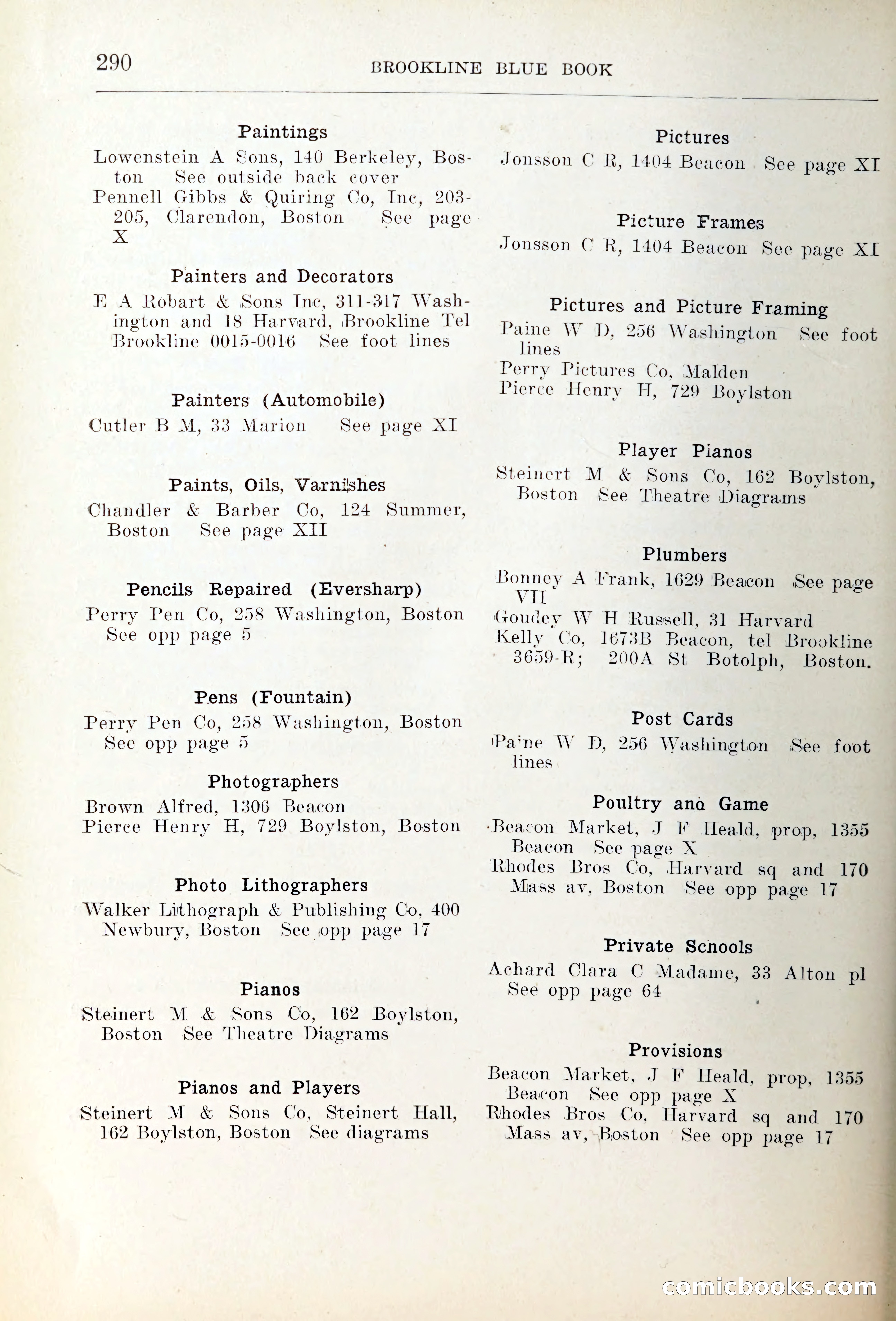 Blue Book of Brookline — page 325 of 354
