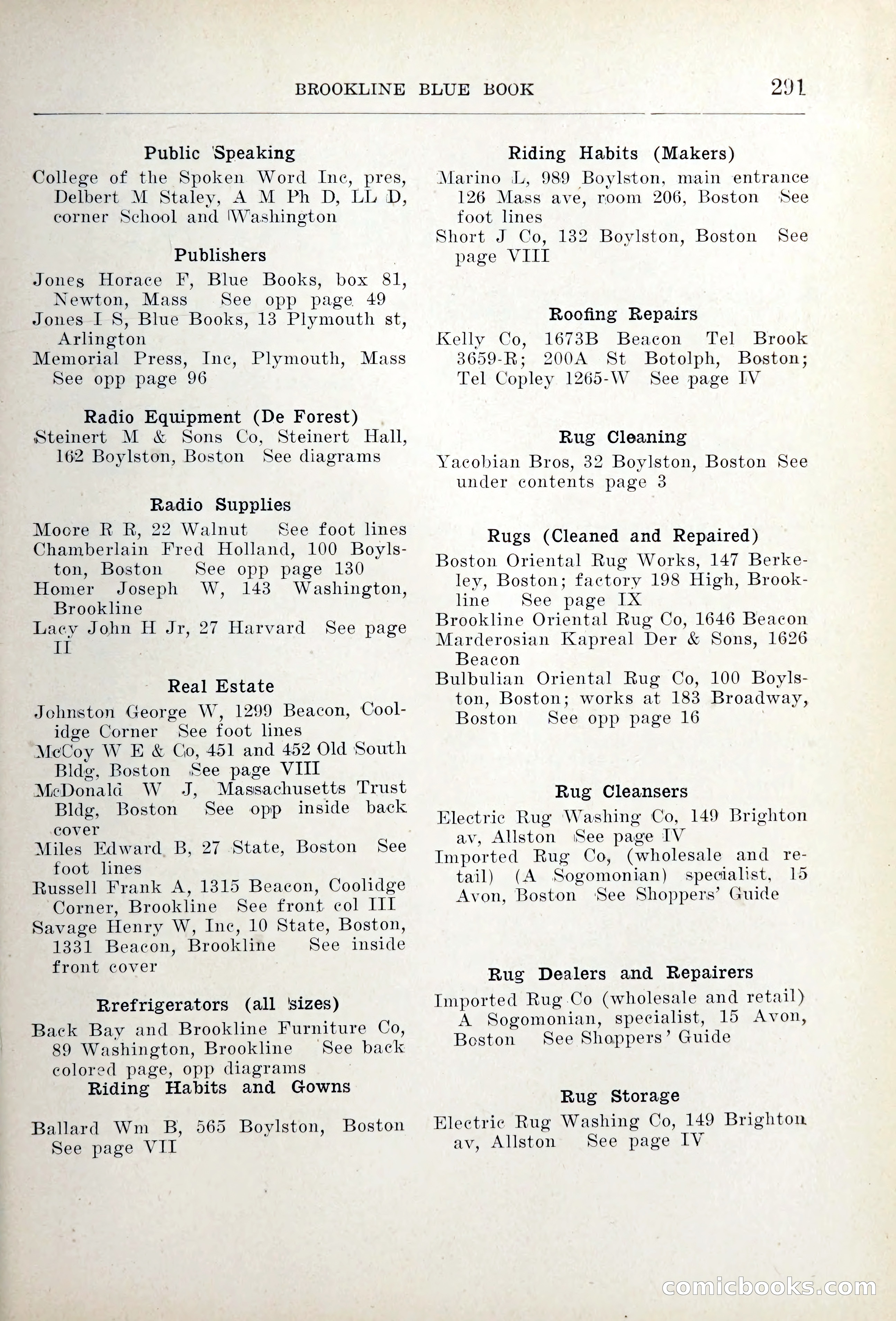 Blue Book of Brookline — page 326 of 354