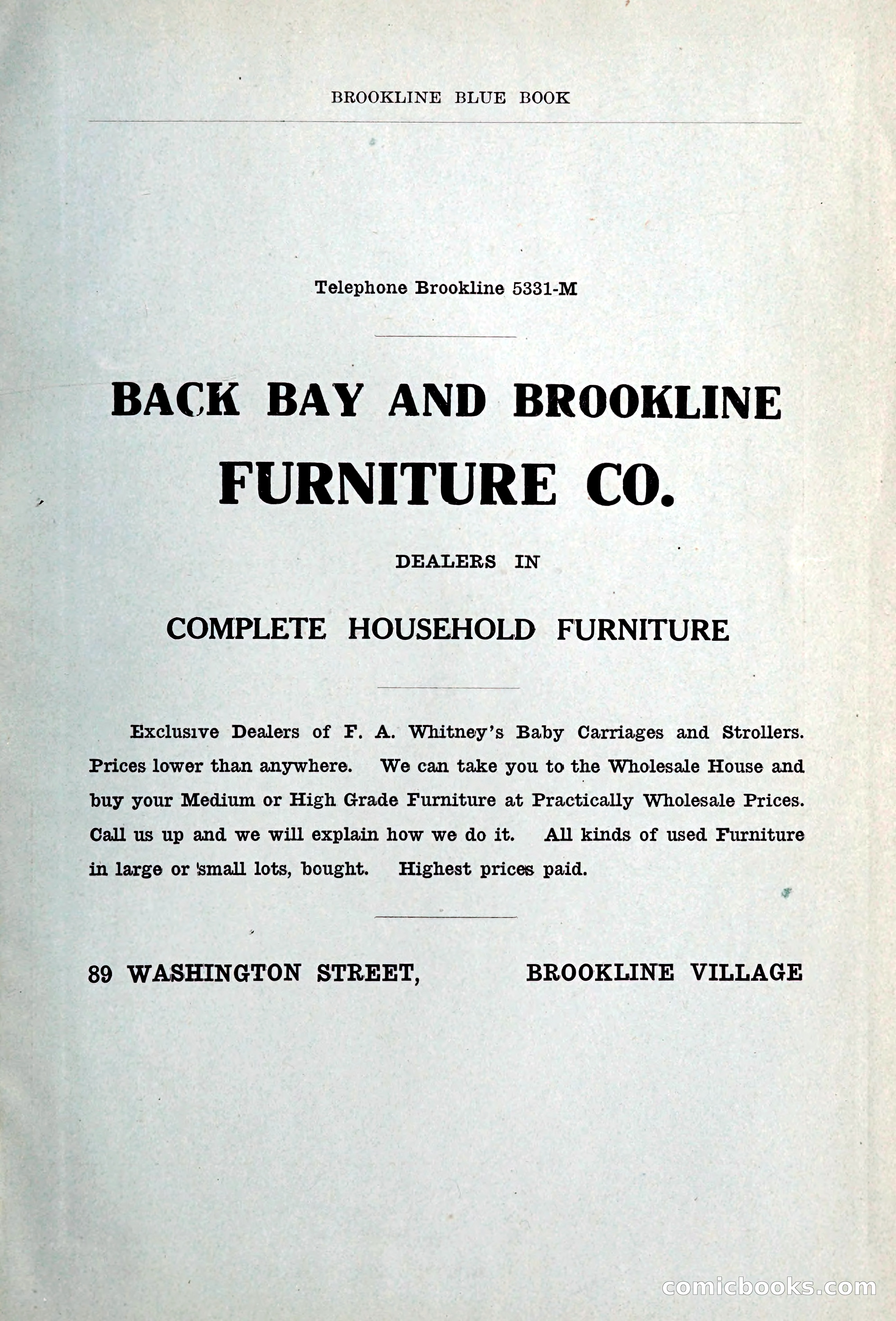 Blue Book of Brookline — page 350 of 354