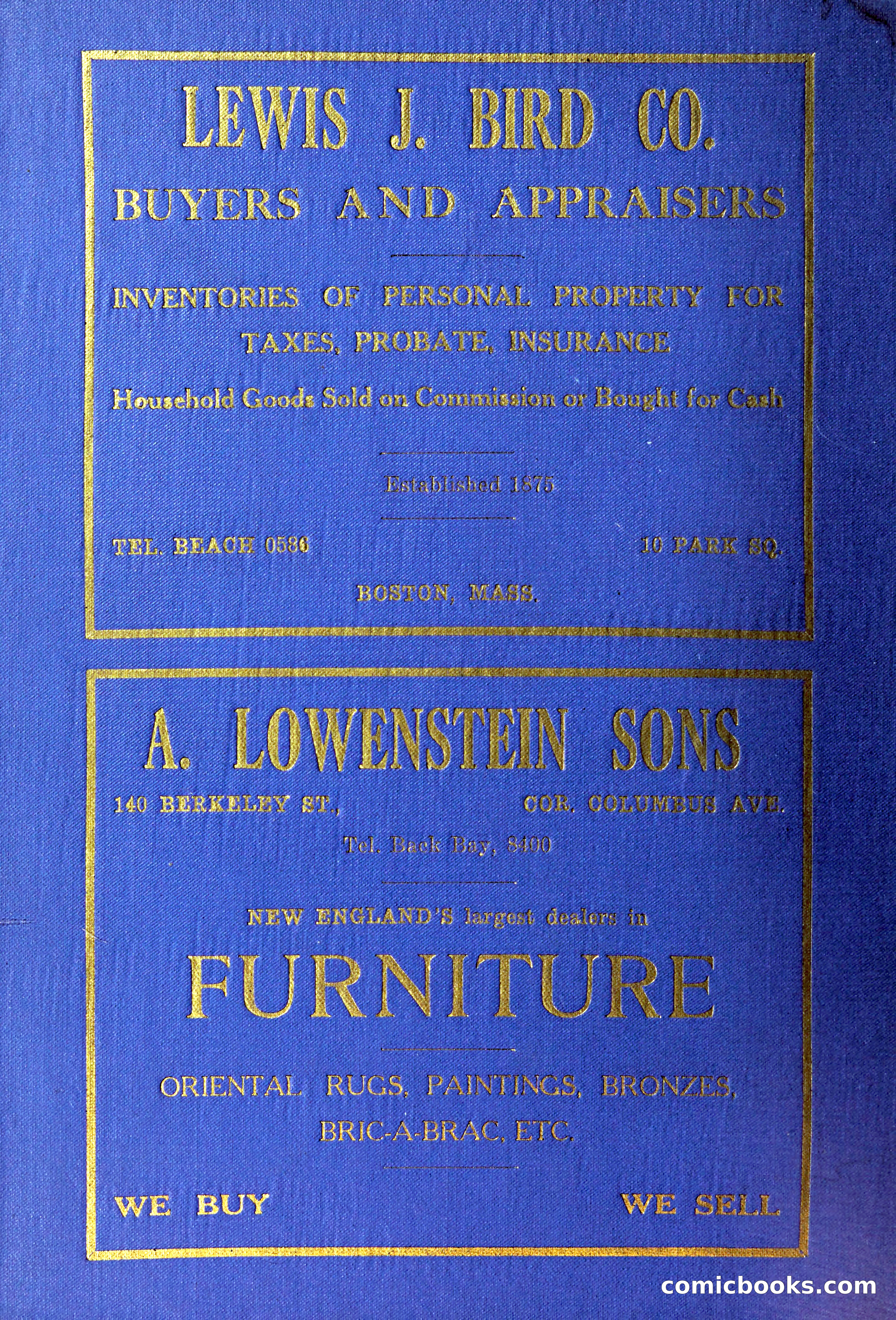 Blue Book of Brookline — page 353 of 354