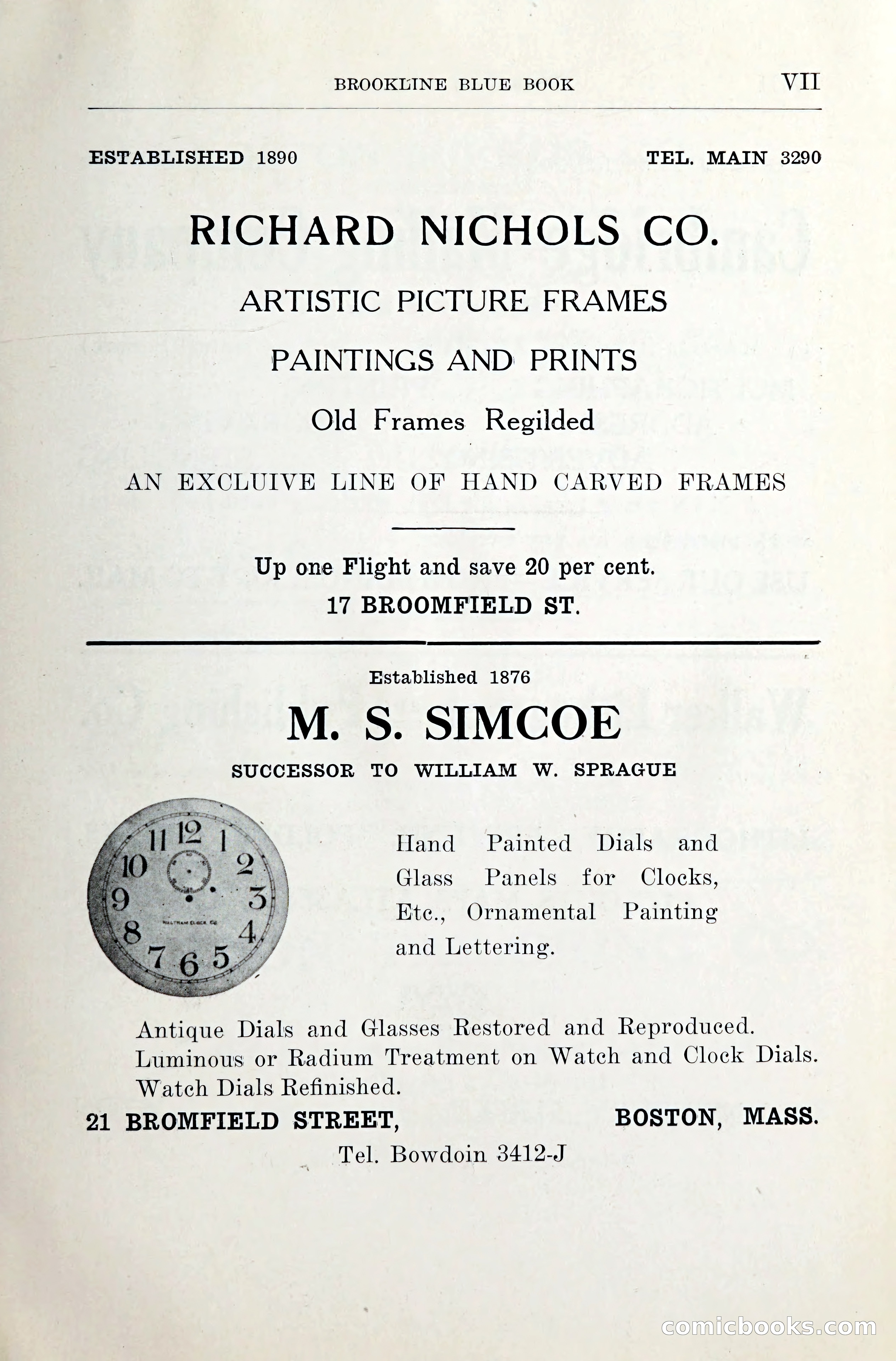 Blue Book of Brookline and Longwood — page 8 of 349