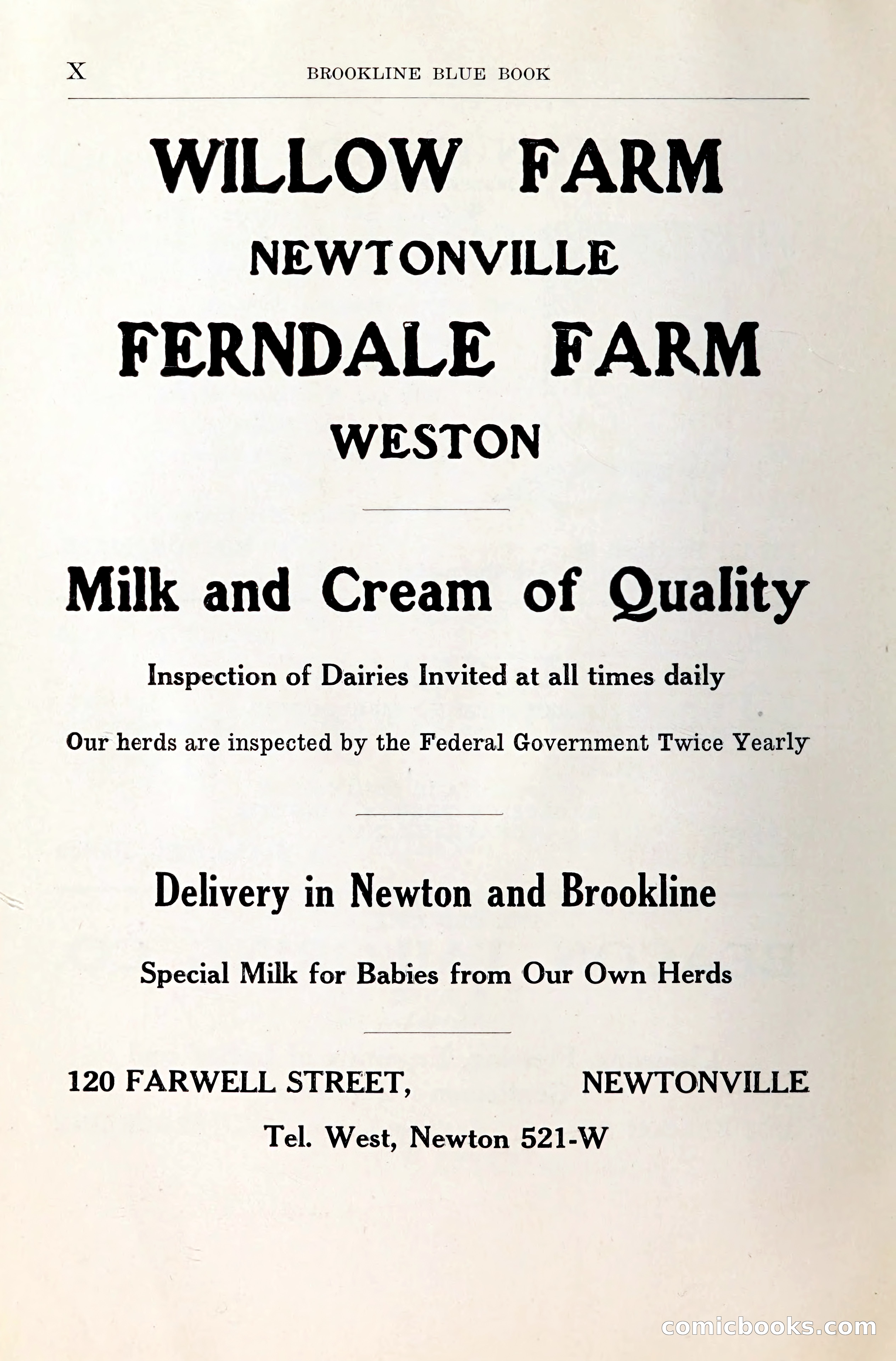 Blue Book of Brookline and Longwood — page 11 of 349