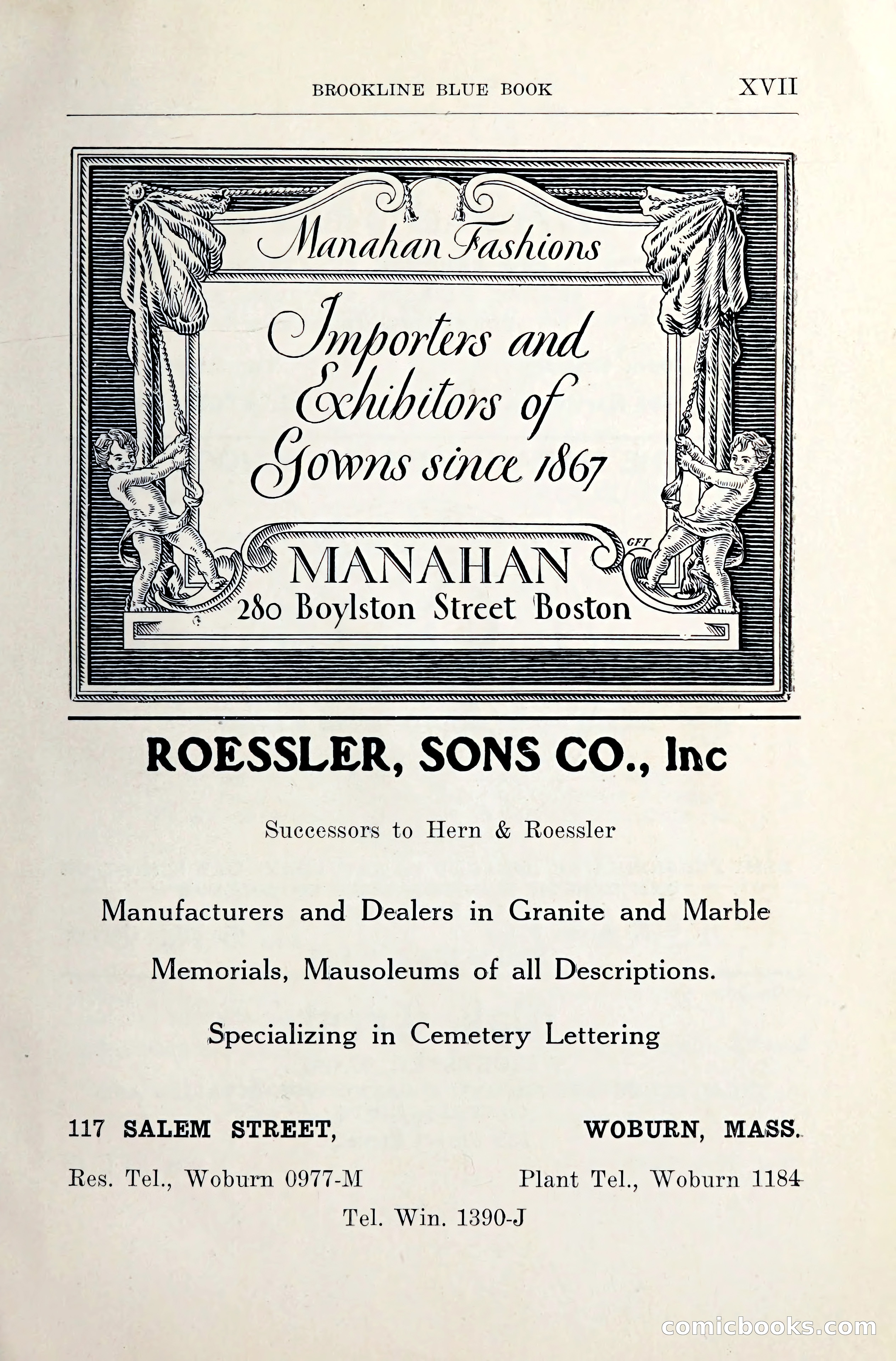 Blue Book of Brookline and Longwood — page 18 of 349