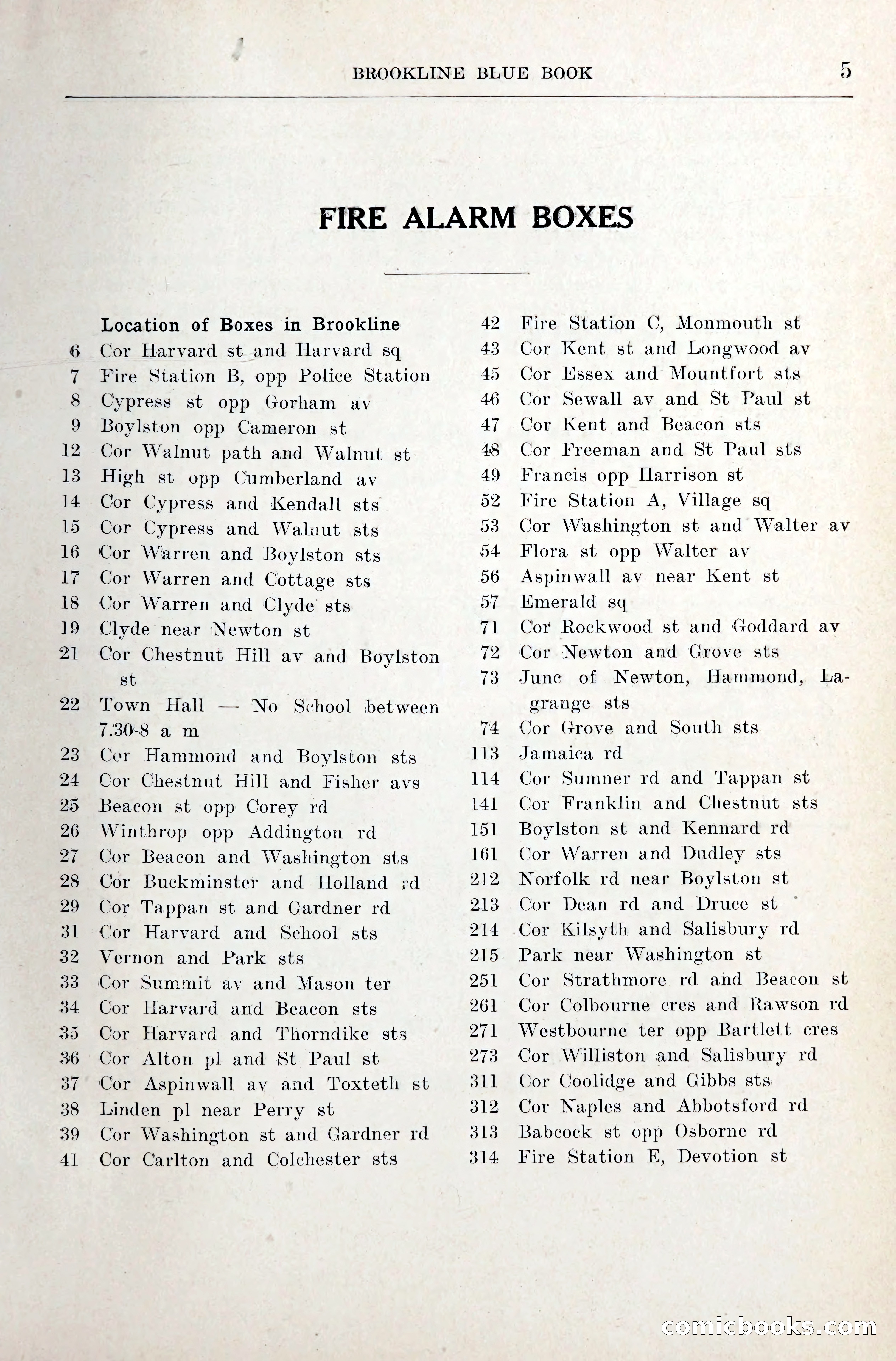 Blue Book of Brookline and Longwood — page 30 of 349