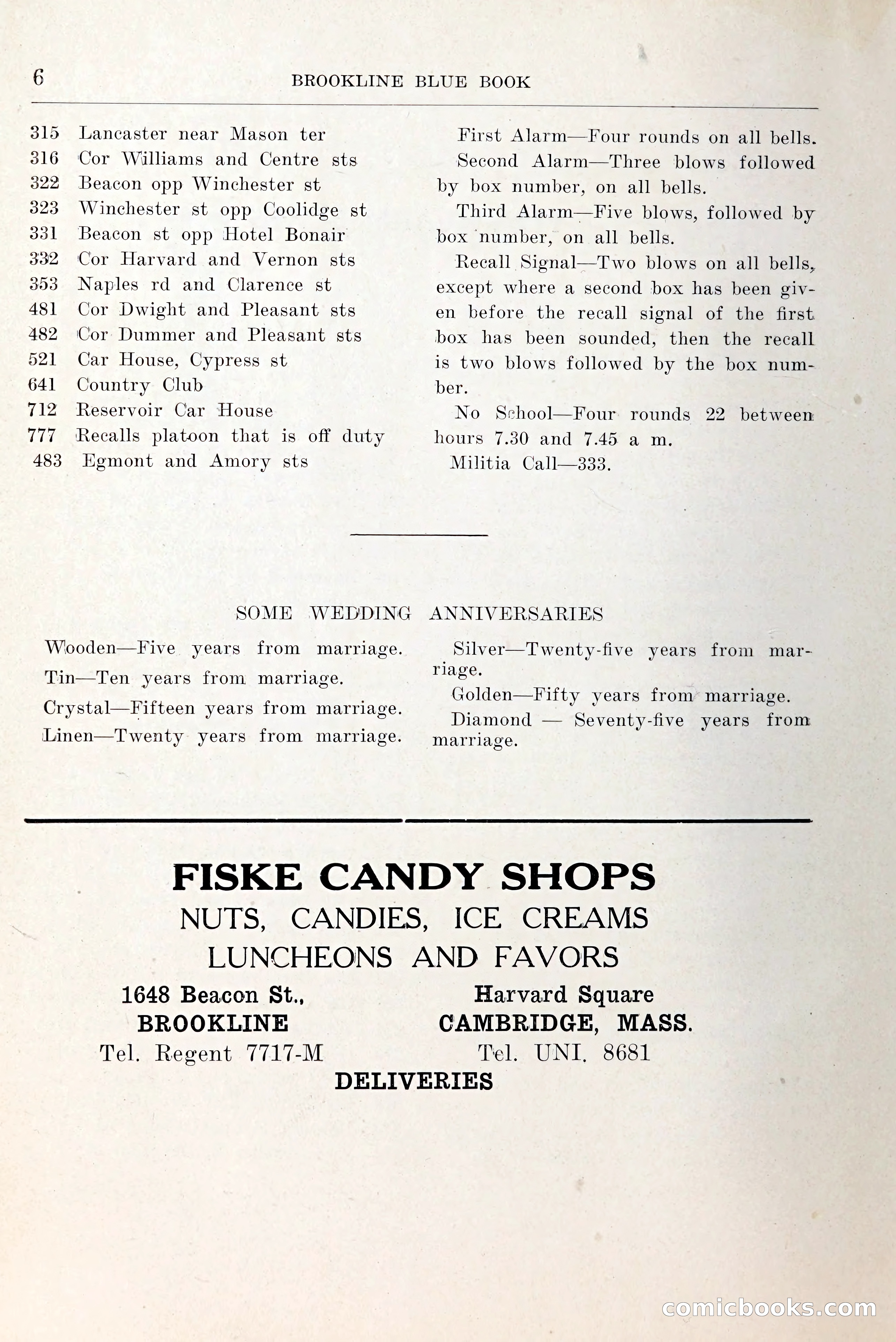 Blue Book of Brookline and Longwood — page 31 of 349