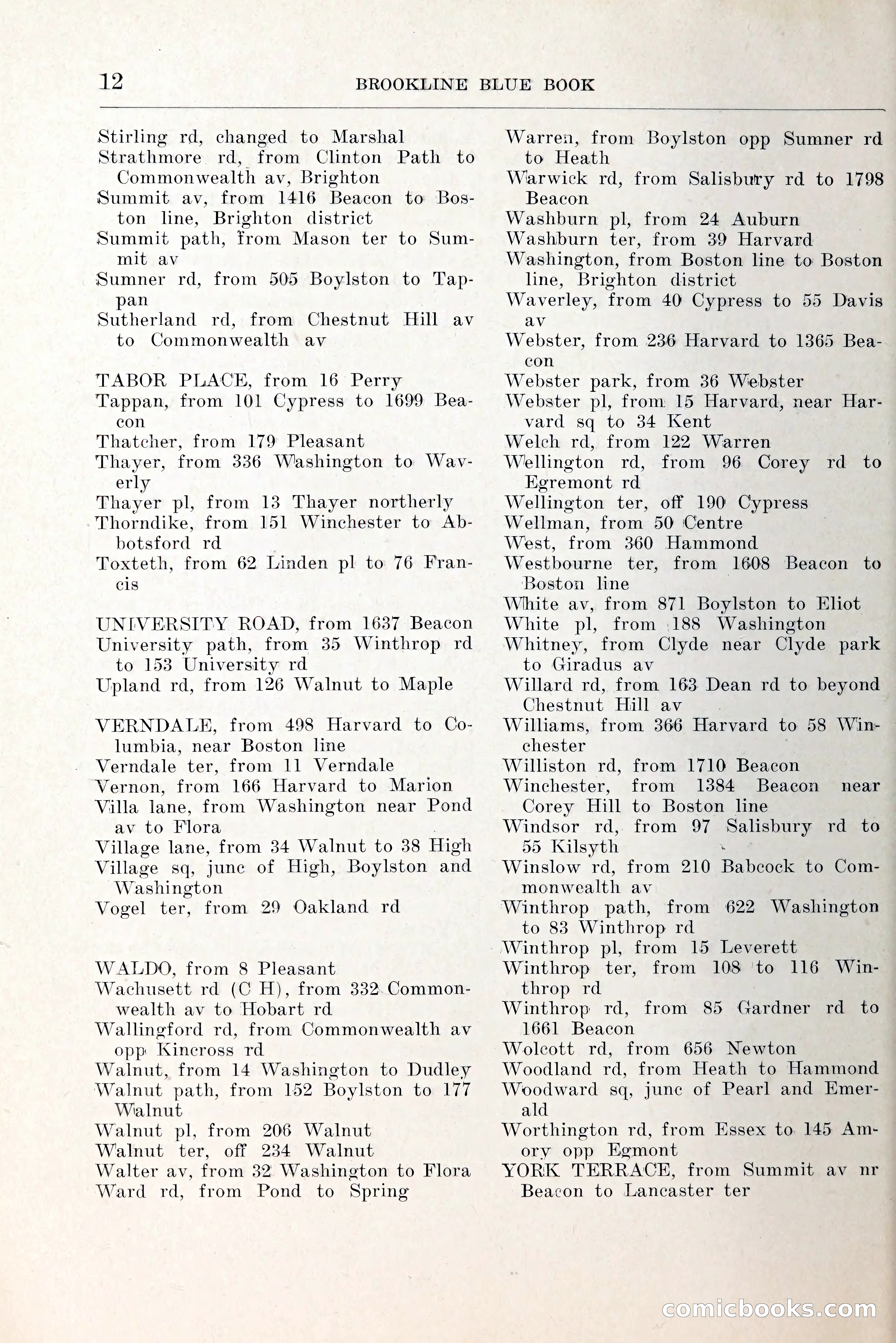 Blue Book of Brookline and Longwood — page 39 of 349
