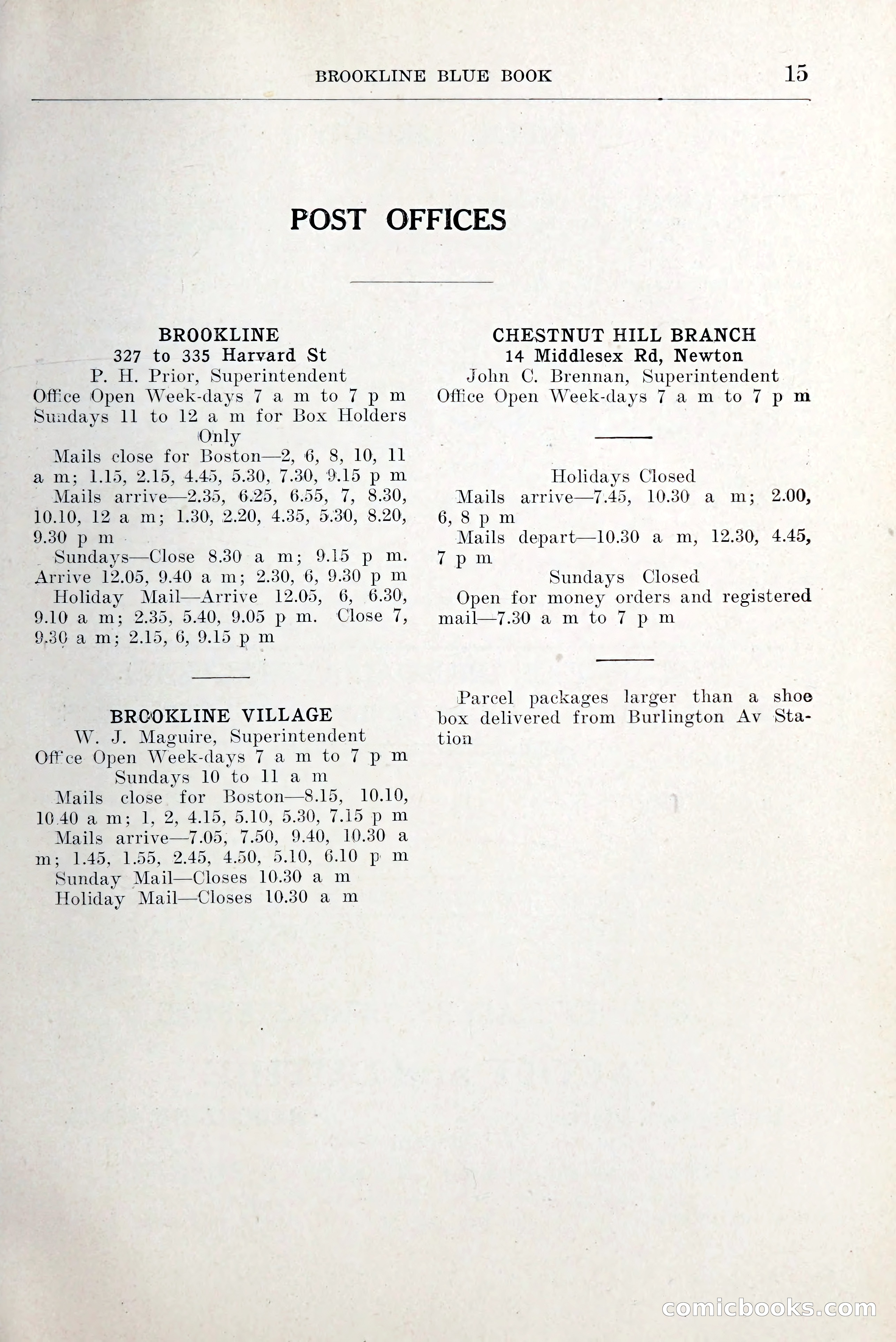 Blue Book of Brookline and Longwood — page 42 of 349