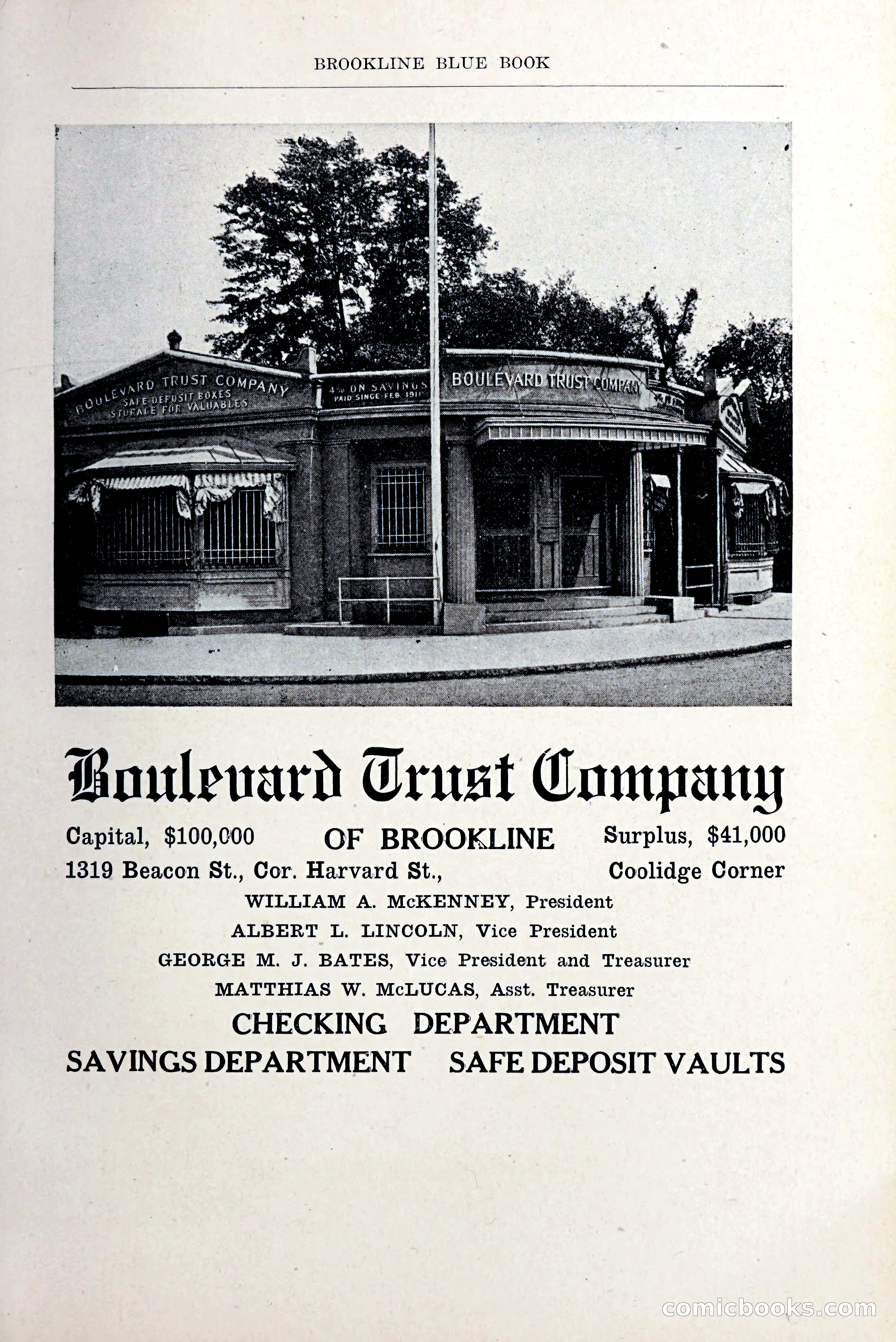 Blue Book of Brookline and Longwood — page 54 of 349