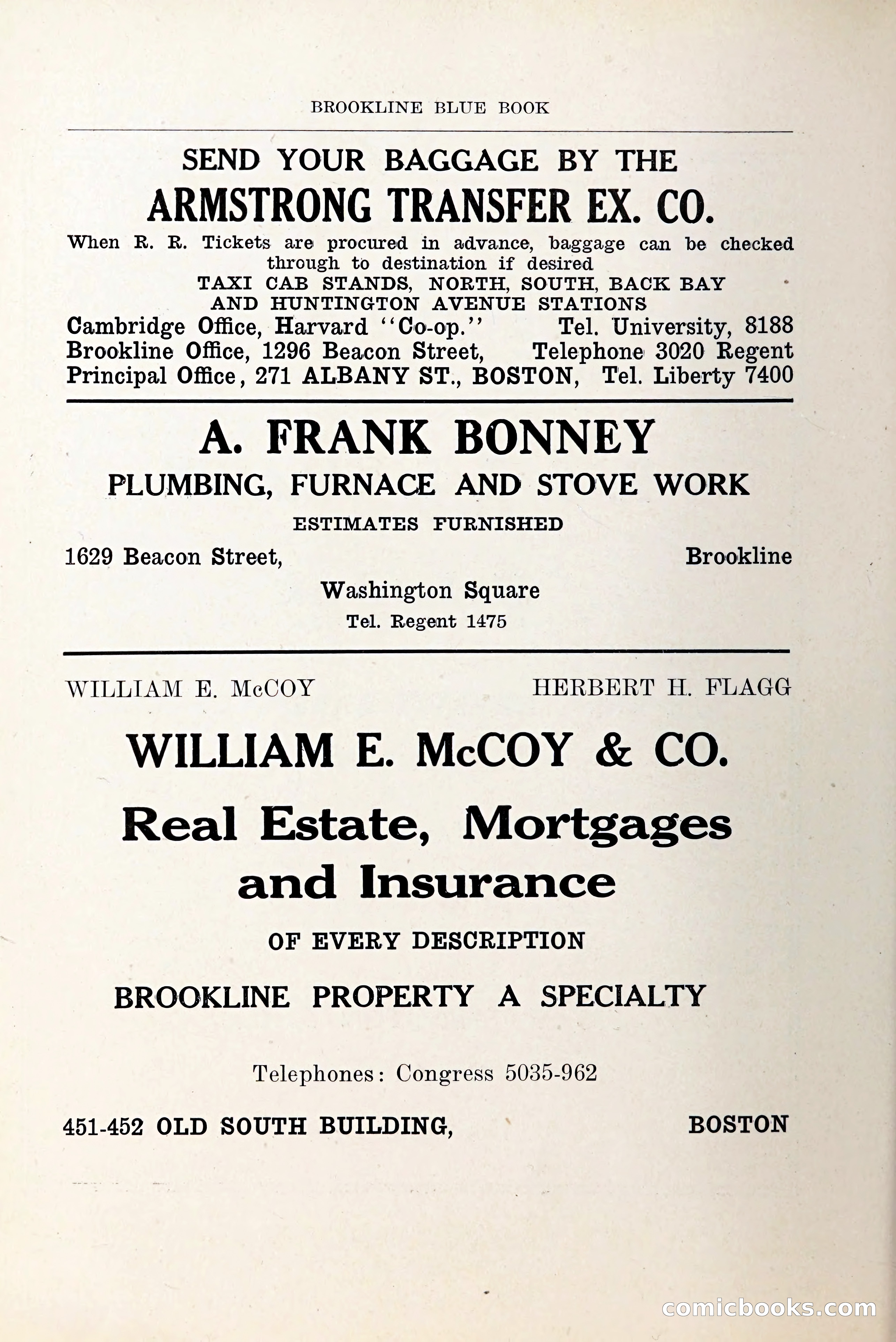 Blue Book of Brookline and Longwood — page 89 of 349