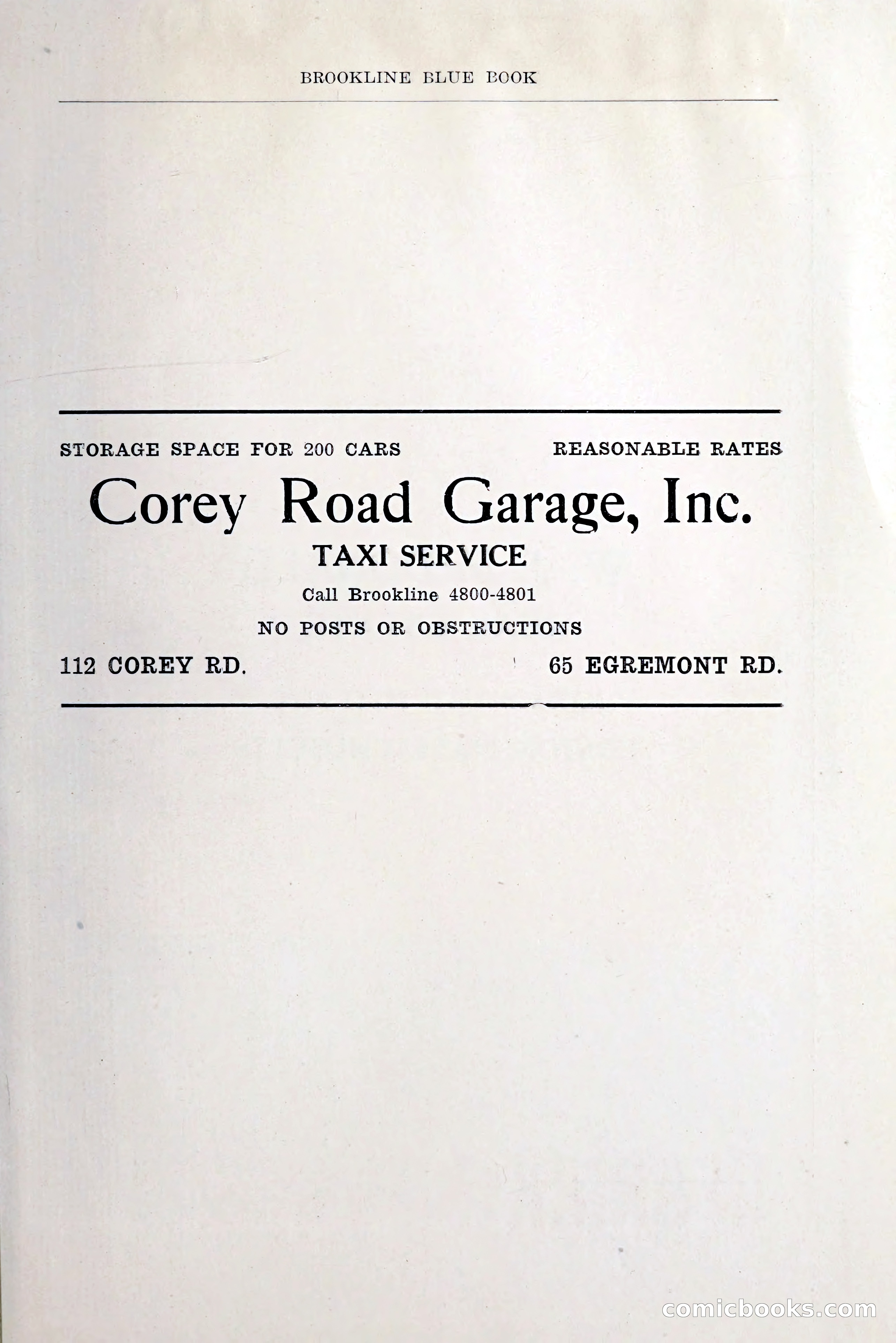 Blue Book of Brookline and Longwood — page 346 of 349
