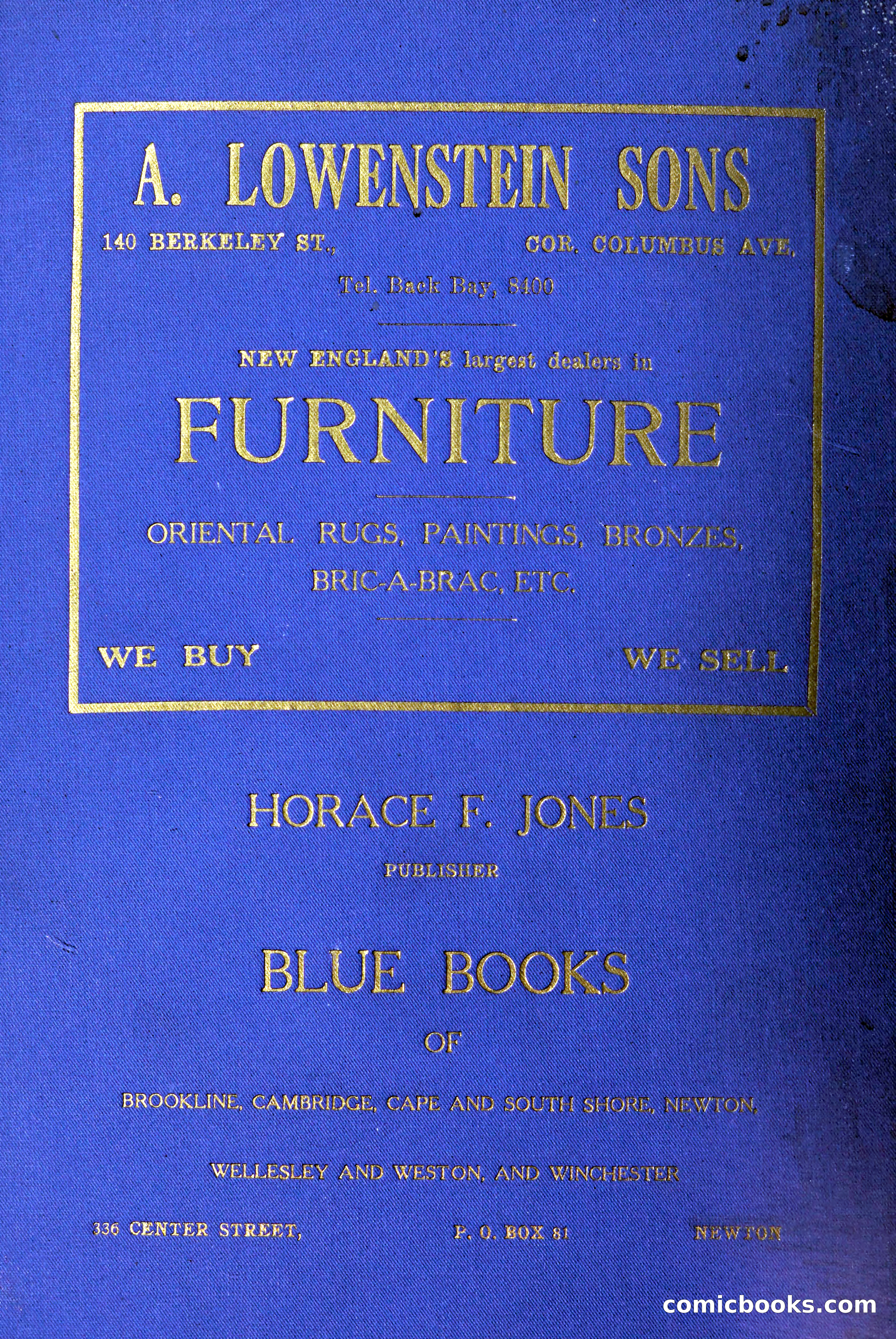 Blue Book of Brookline and Longwood — page 349 of 349