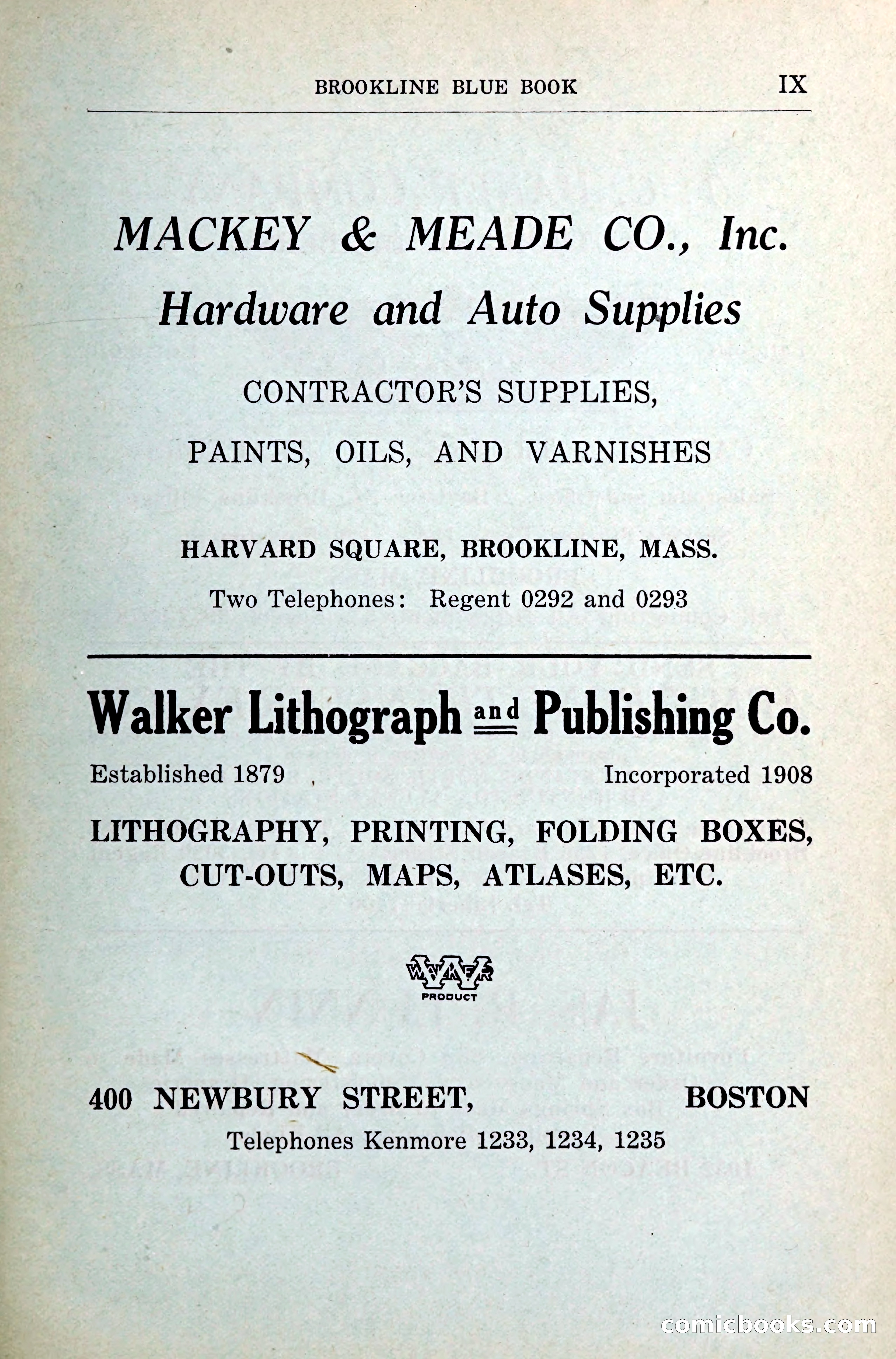 Blue Book of Brookline — page 12 of 341