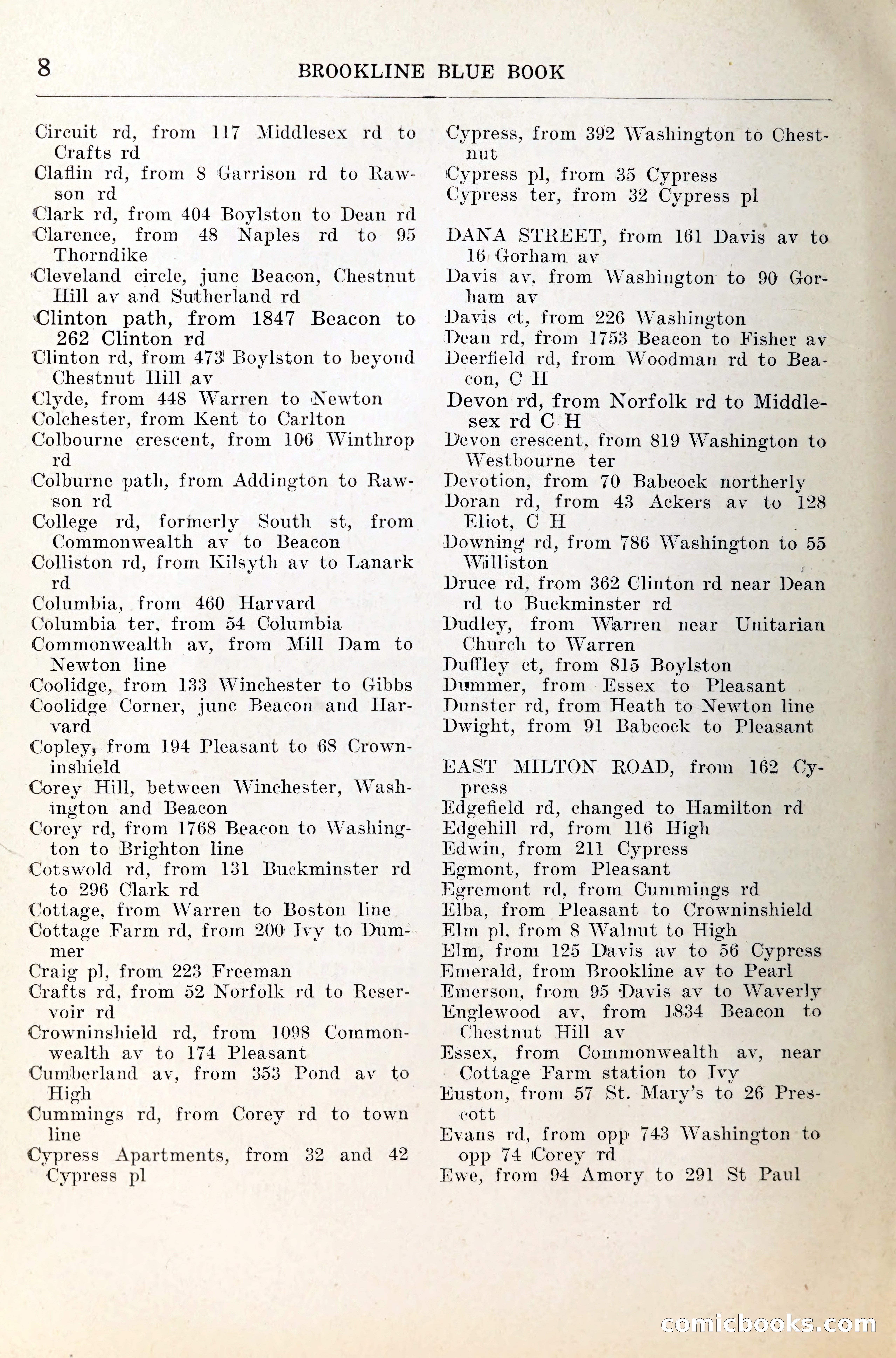 Blue Book of Brookline — page 33 of 341