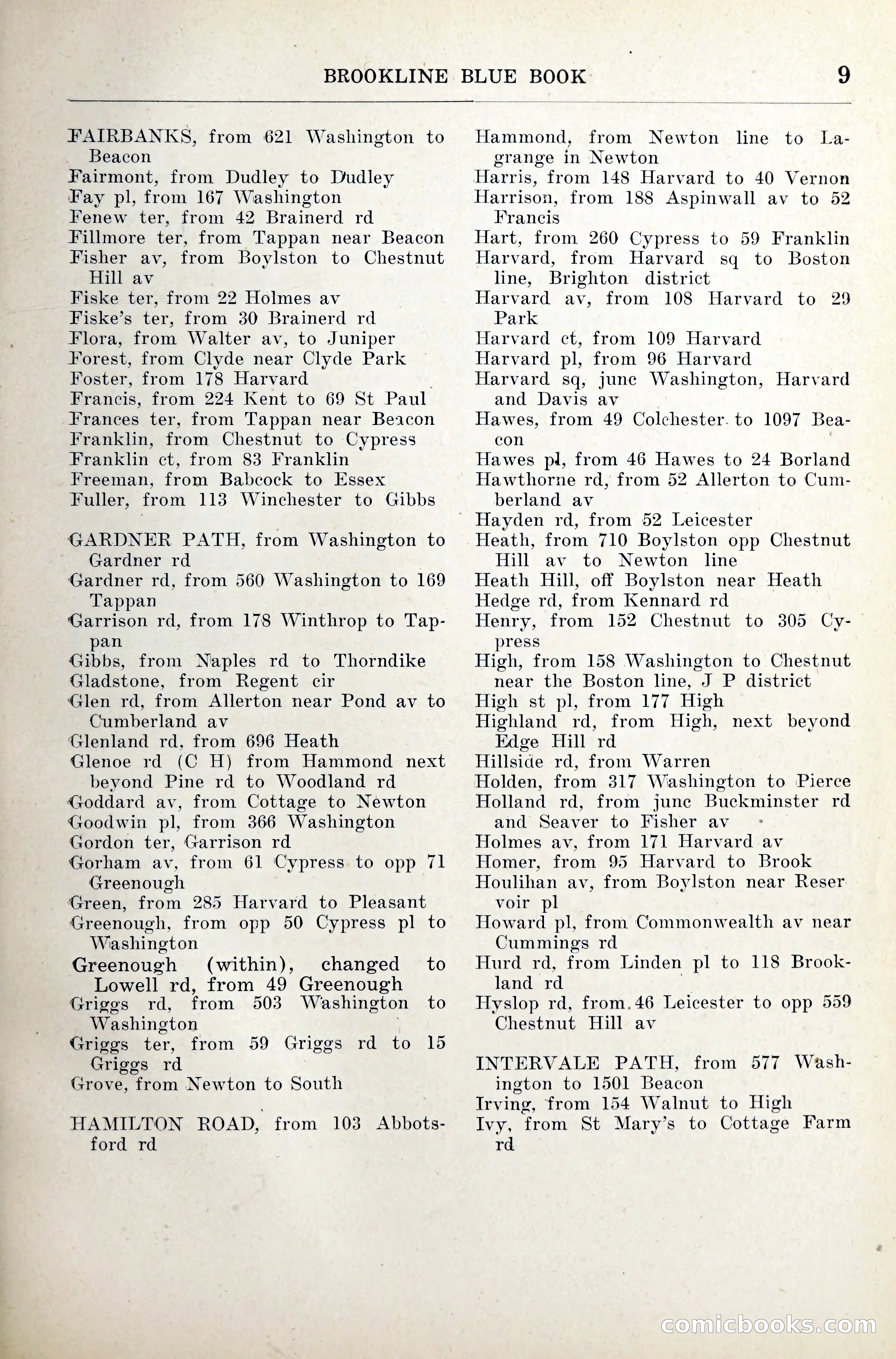 Blue Book of Brookline — page 34 of 341
