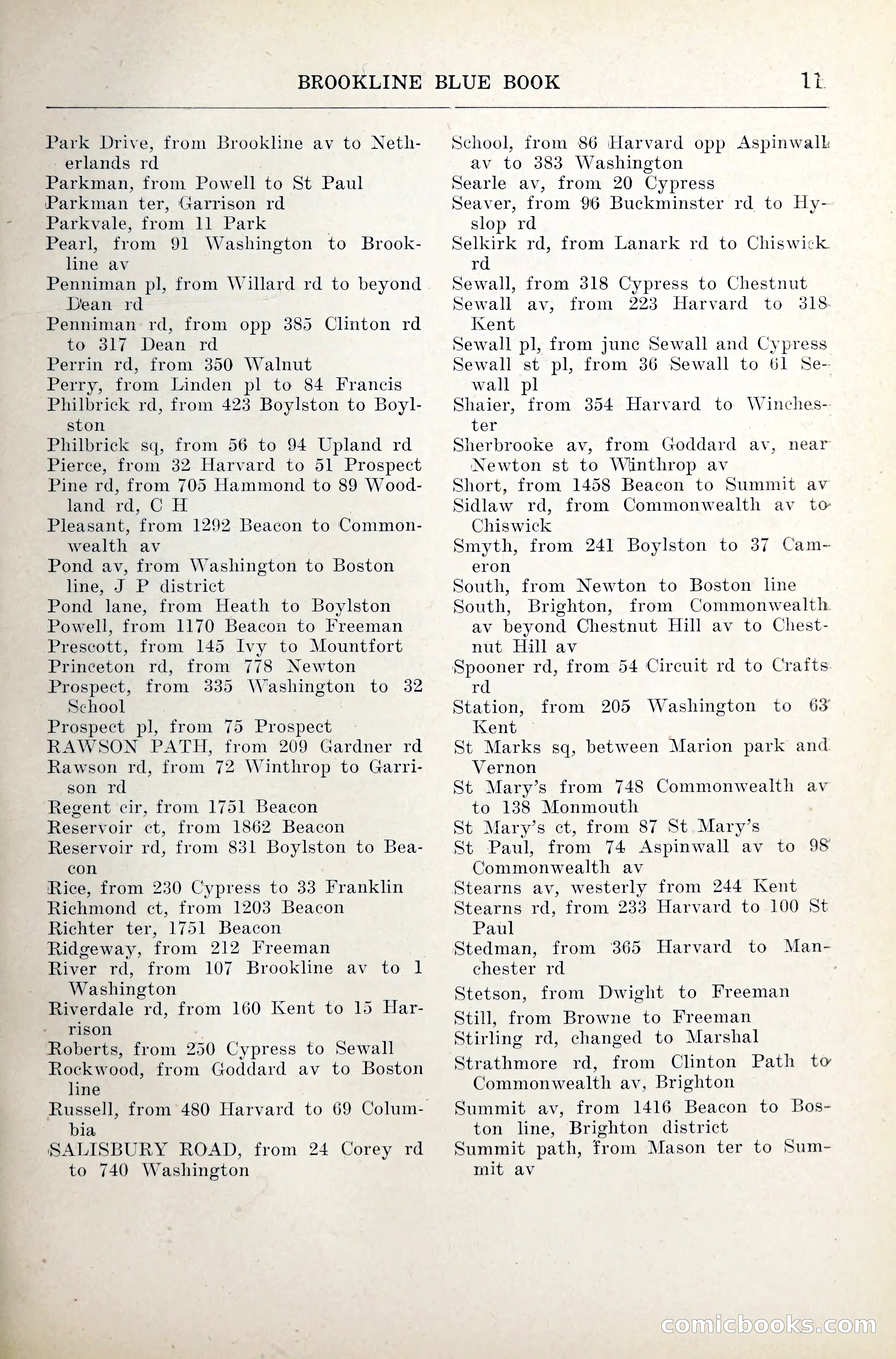 Blue Book of Brookline — page 36 of 341