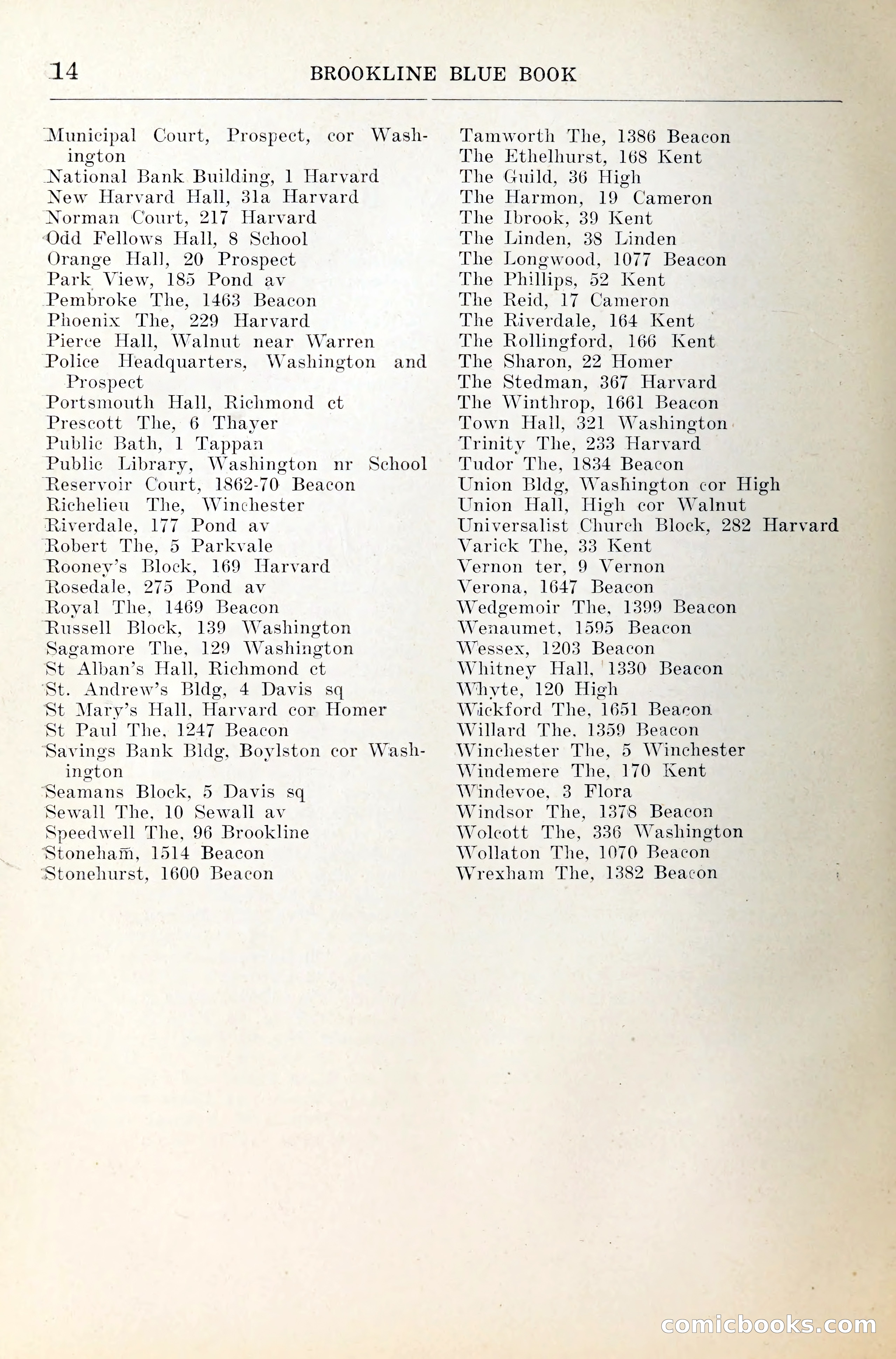 Blue Book of Brookline — page 39 of 341