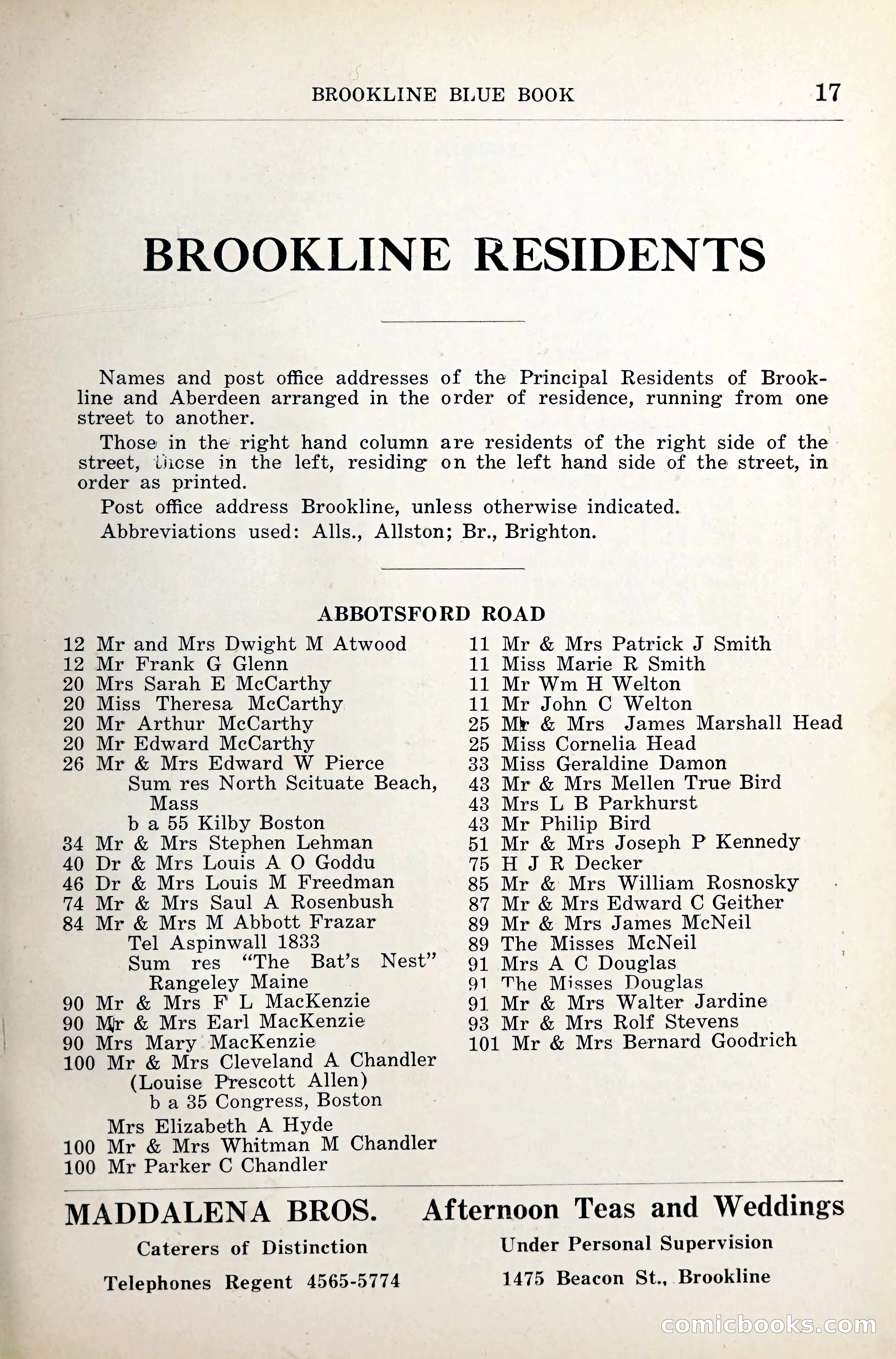 Blue Book of Brookline — page 42 of 341