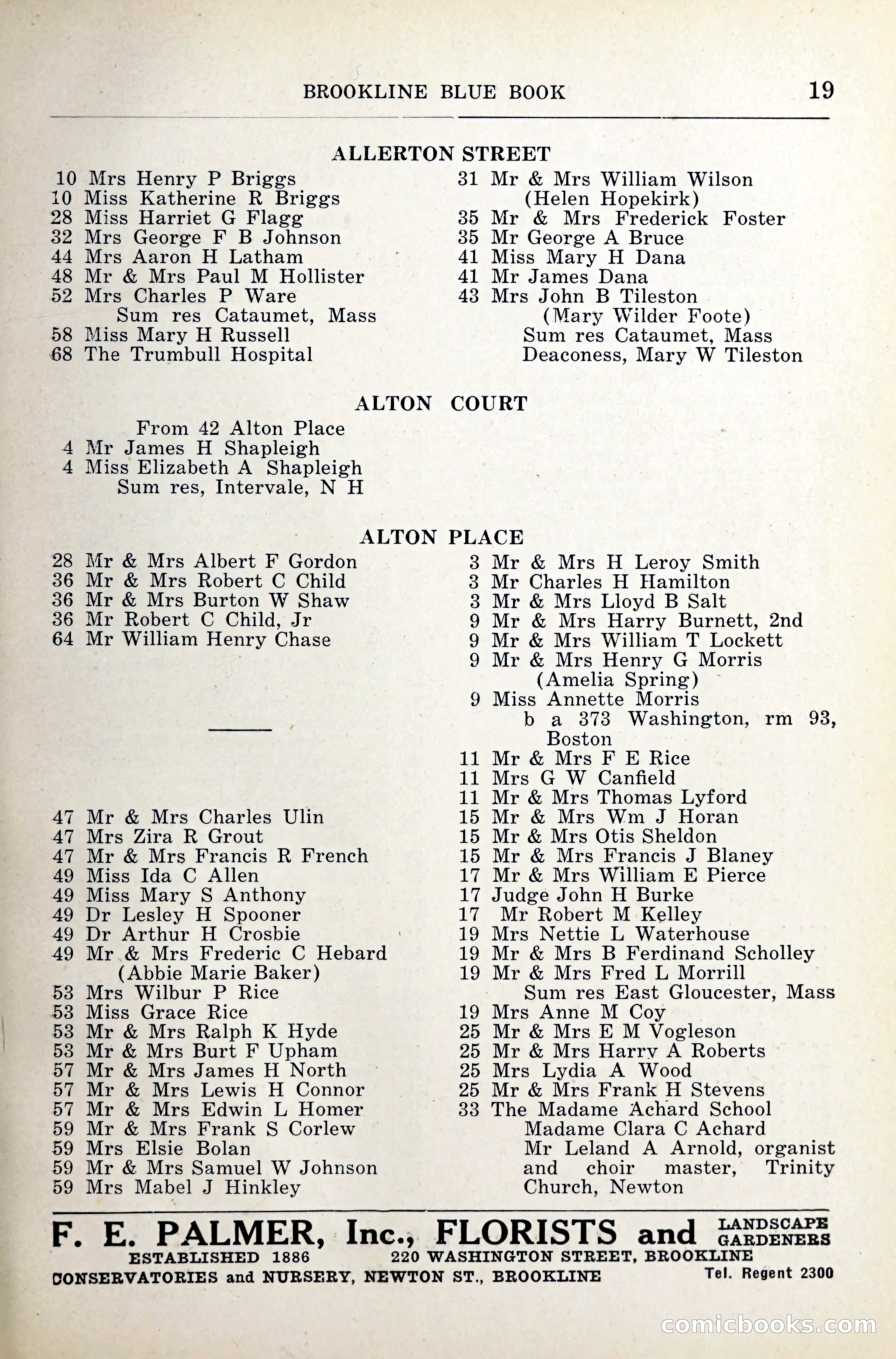 Blue Book of Brookline — page 44 of 341