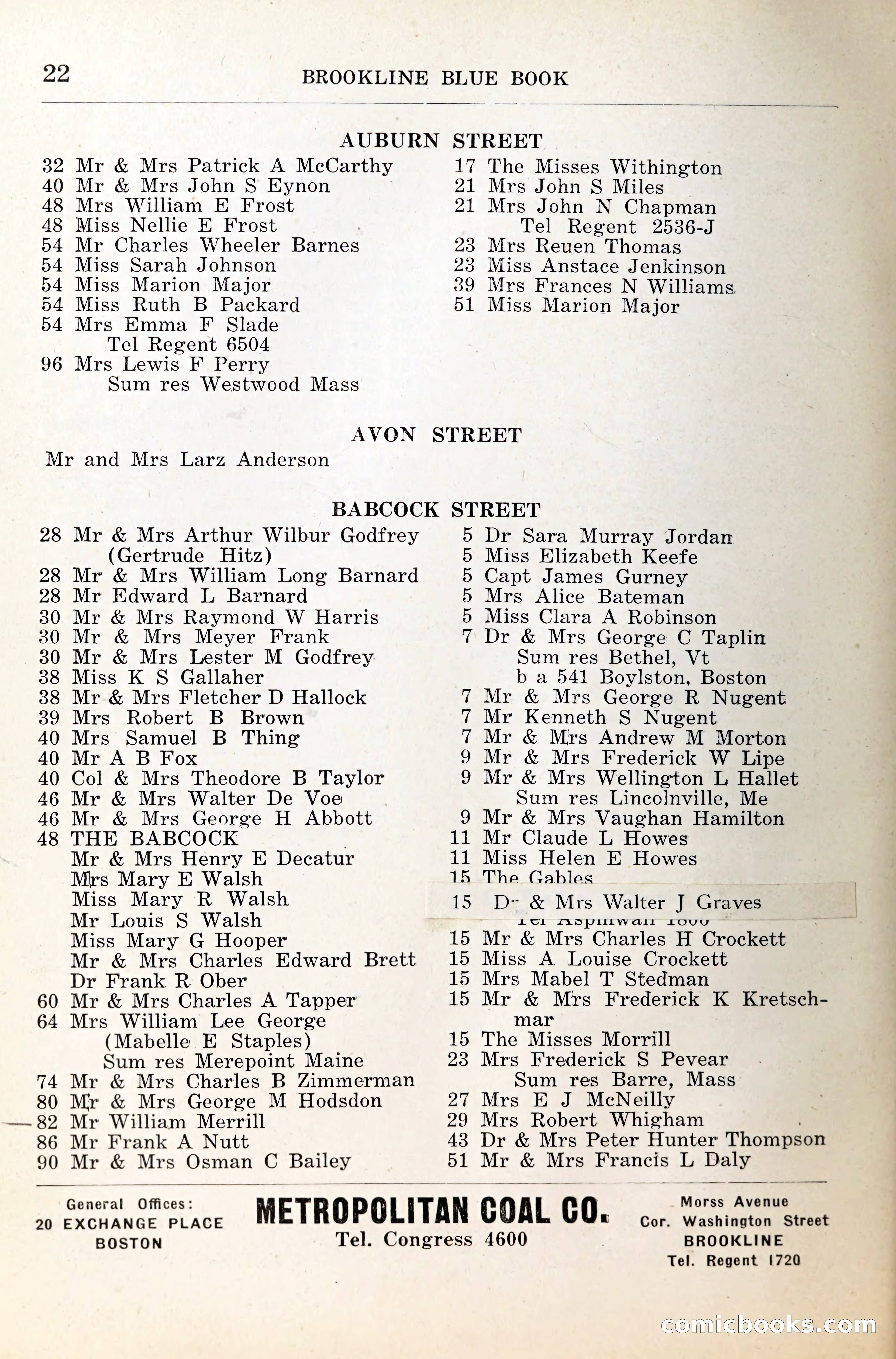 Blue Book of Brookline — page 47 of 341