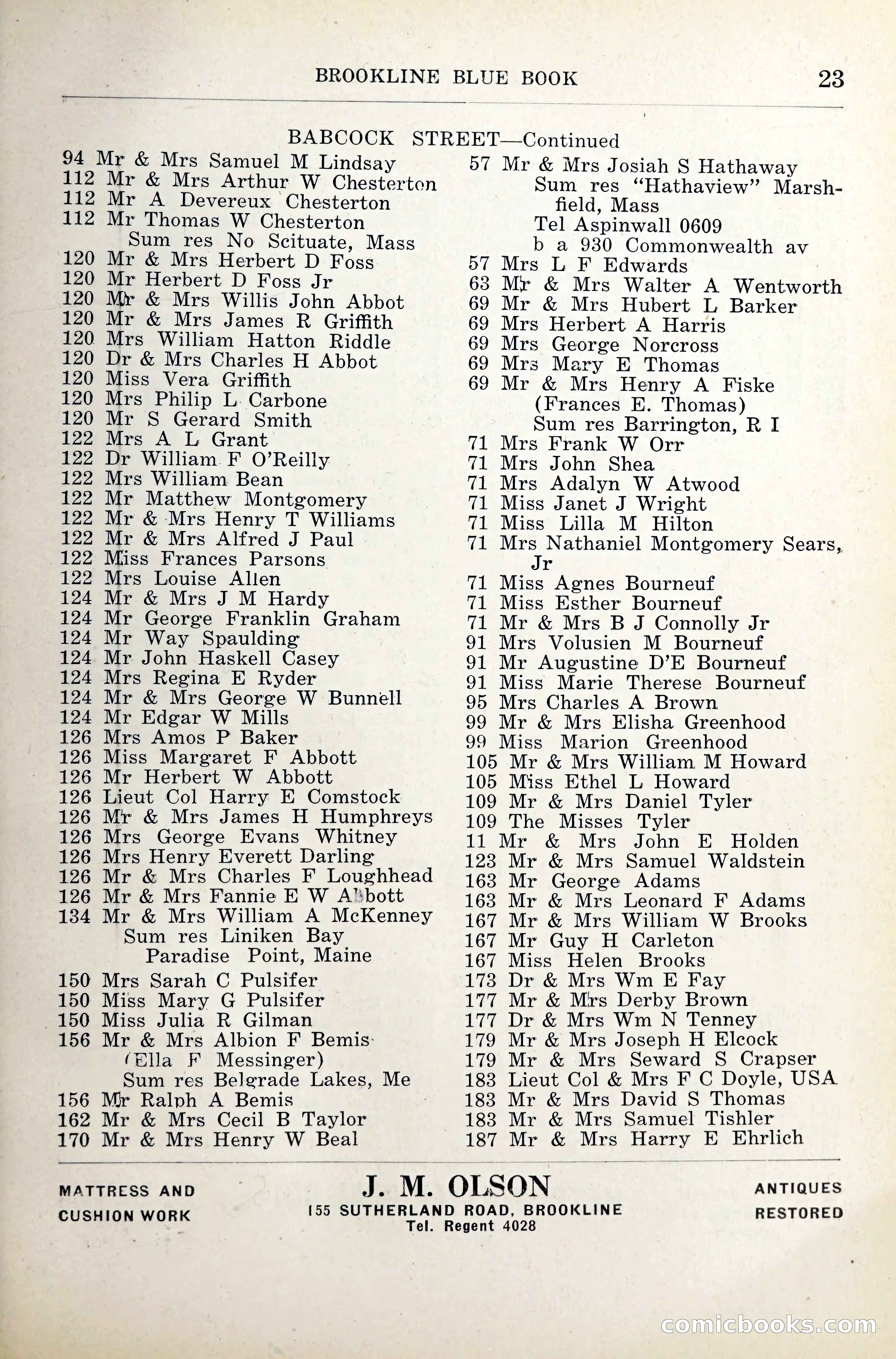 Blue Book of Brookline — page 48 of 341