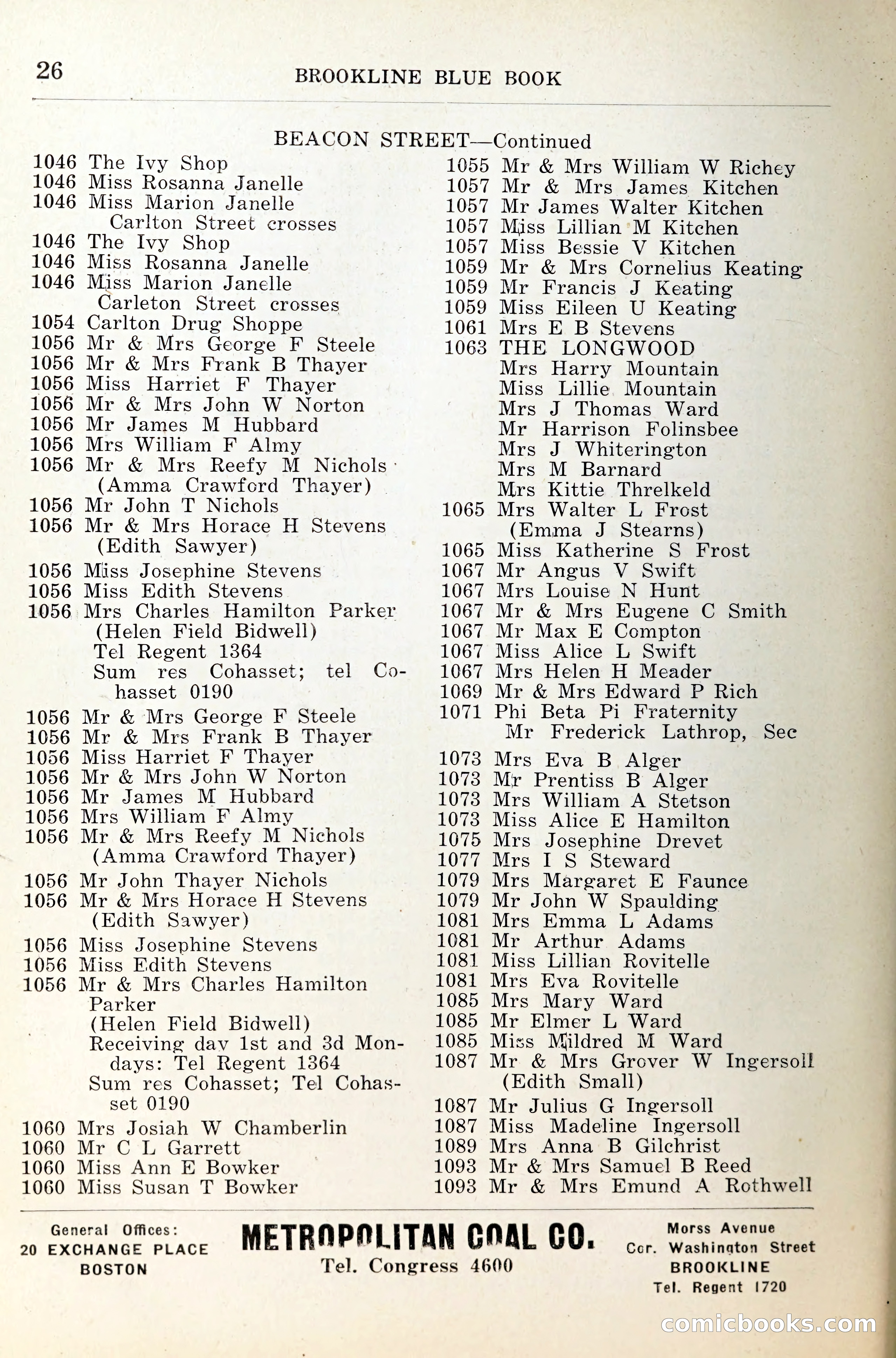 Blue Book of Brookline — page 51 of 341