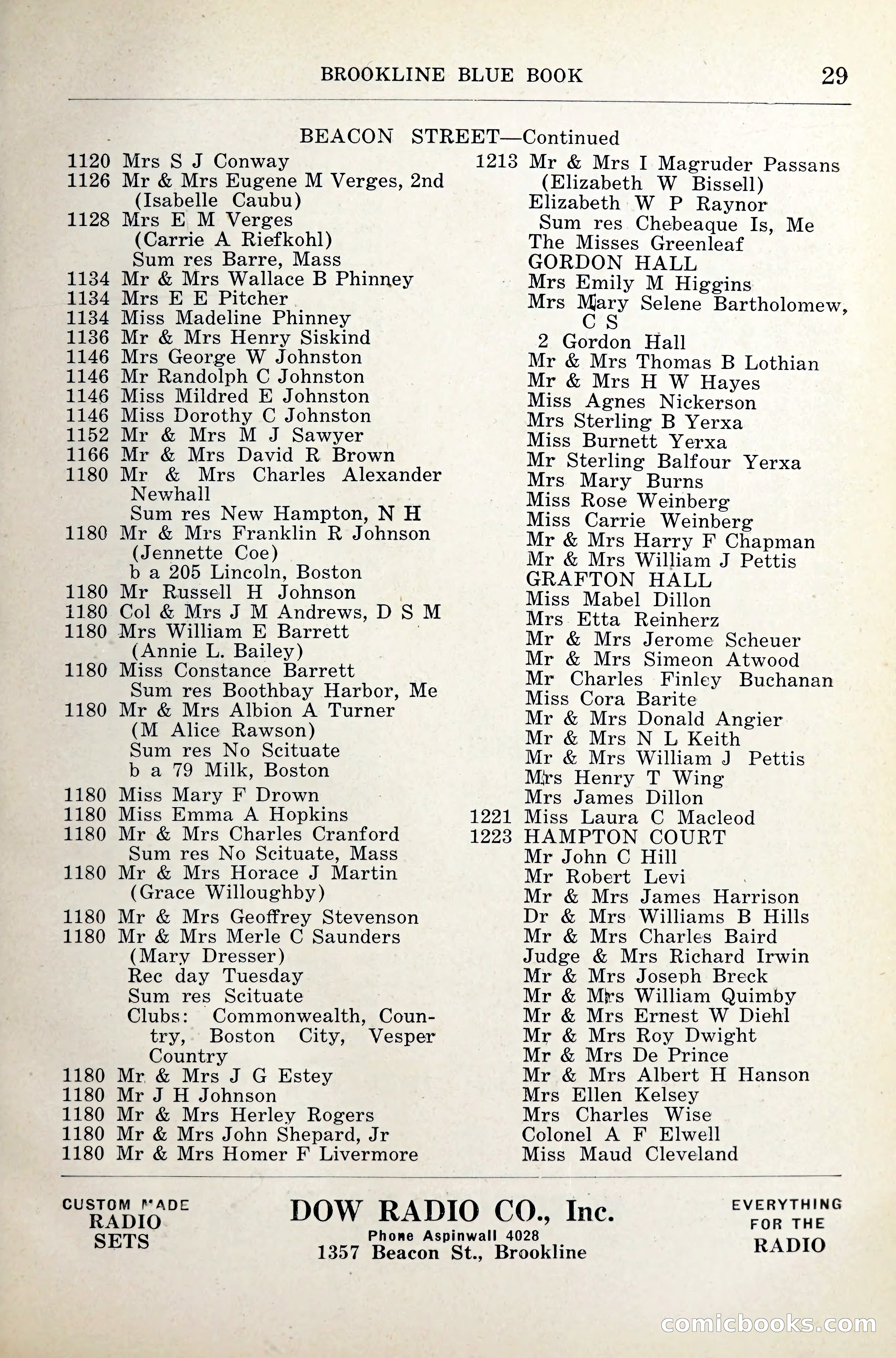 Blue Book of Brookline — page 56 of 341