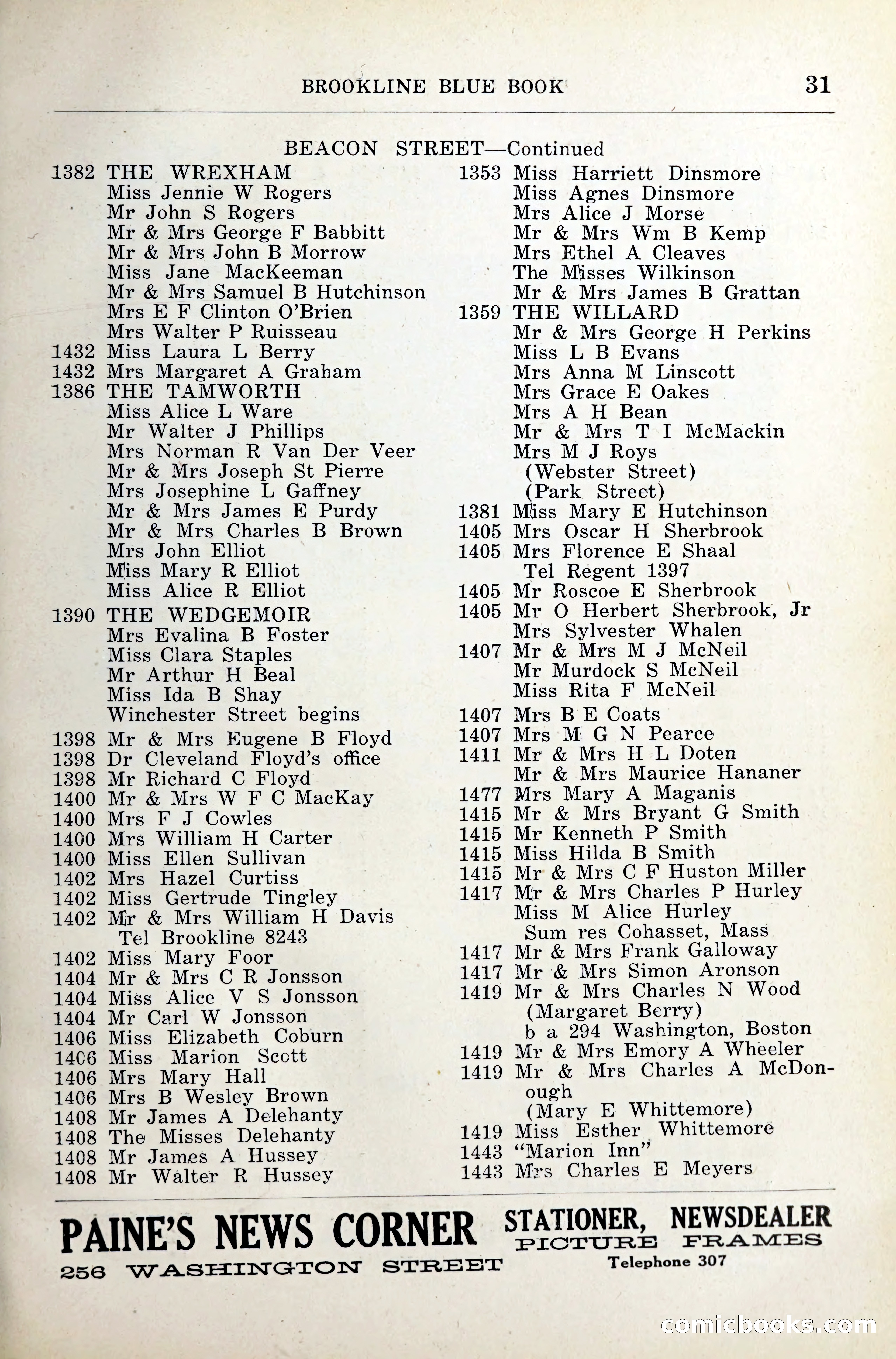 Blue Book of Brookline — page 58 of 341