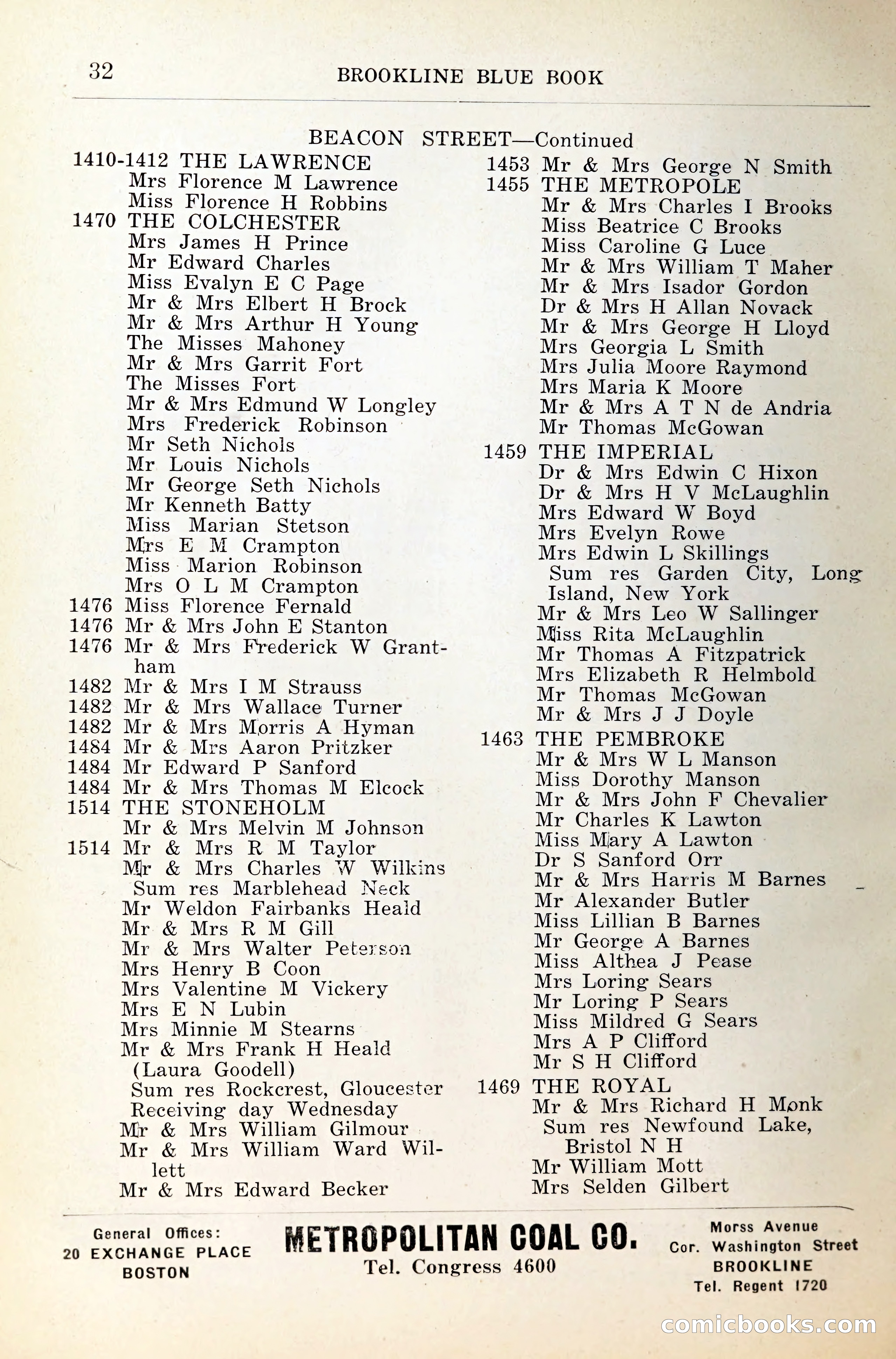 Blue Book of Brookline — page 59 of 341